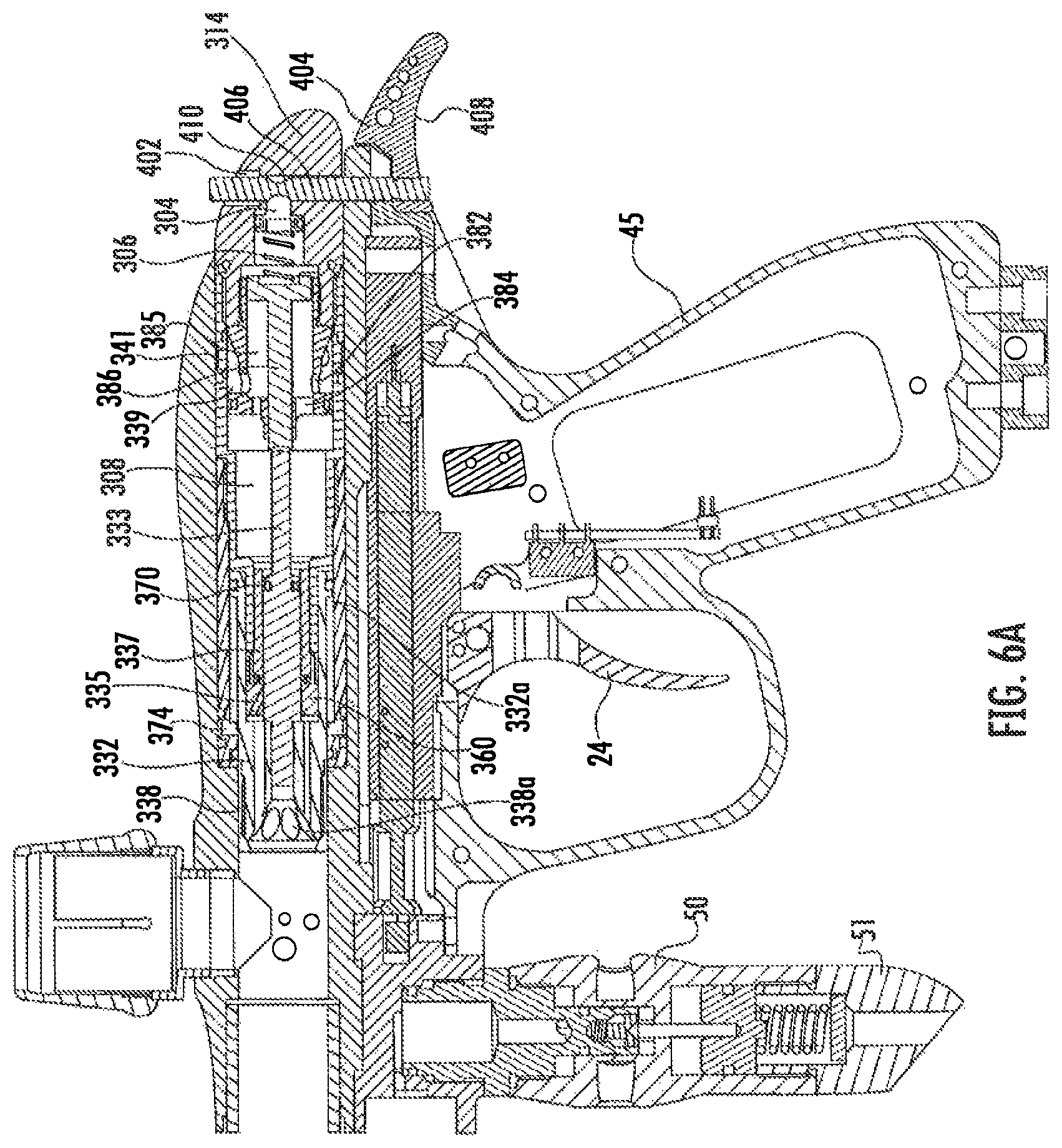 Patent US12098902 Figure 7 – Compressed gas gun