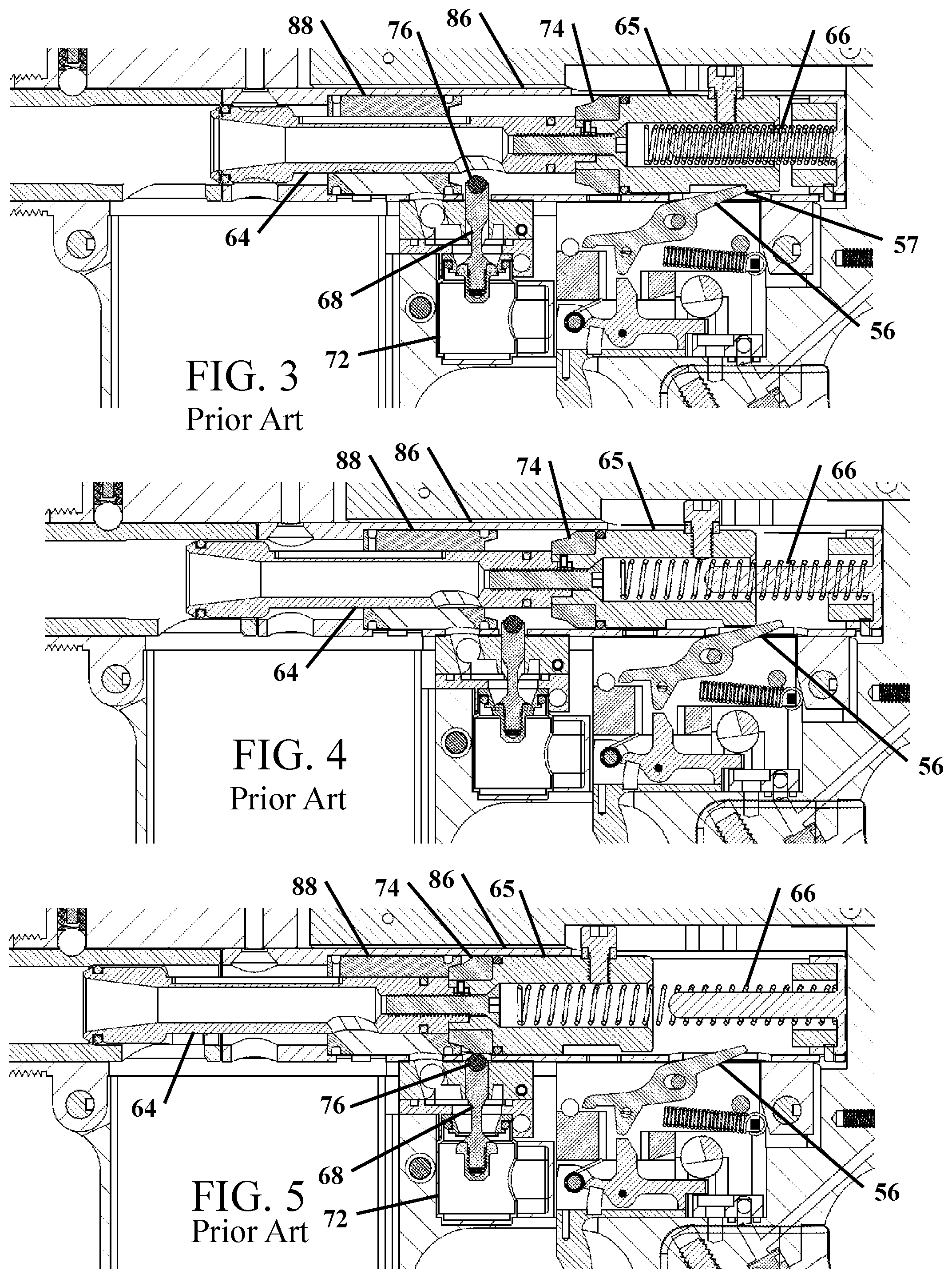 Patent US12098903 Figure 3 – Two-stage airgun fire and reset
