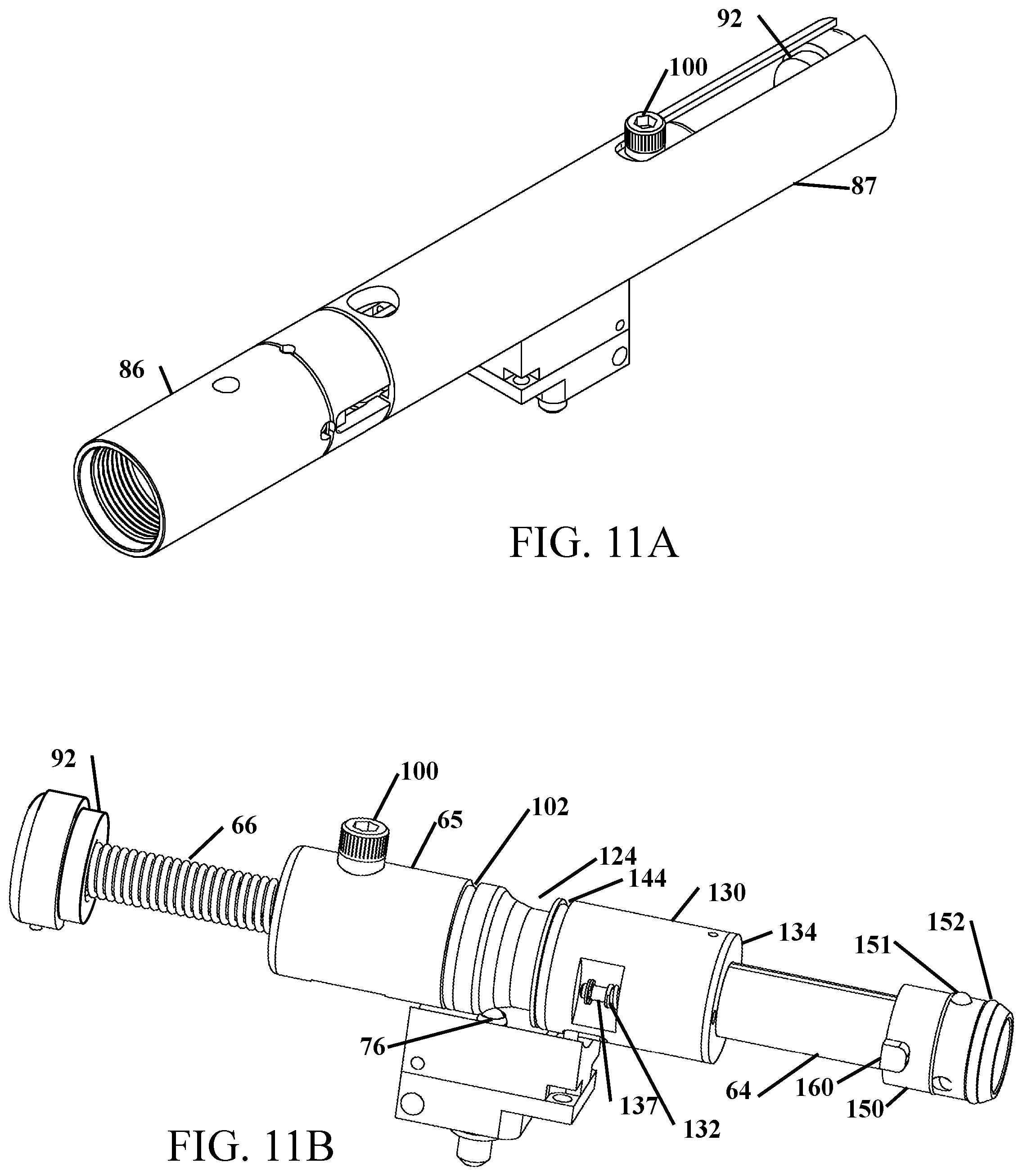 Patent US12098903 Figure 7 – Two-stage airgun fire and reset