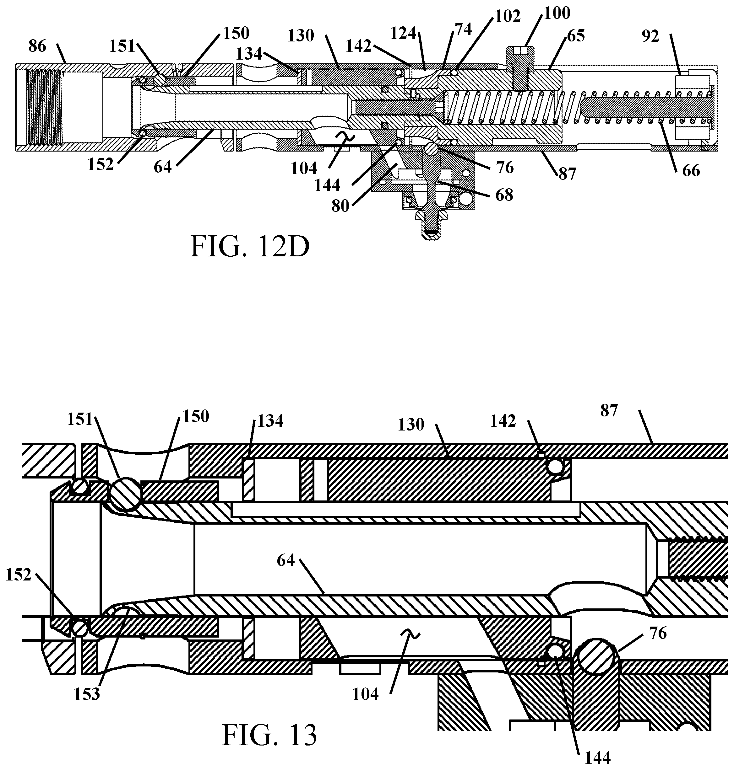 Patent US12098903 Figure 9 – Two-stage airgun fire and reset