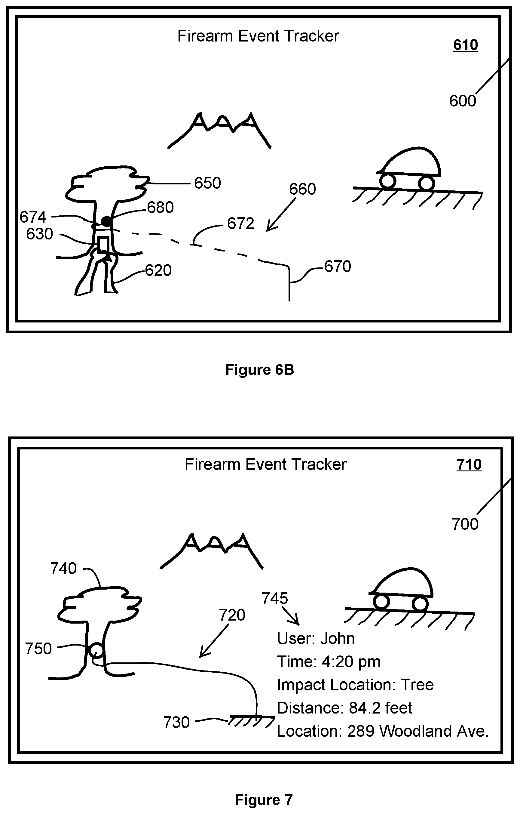 Patent US12098905 Figure 6 – Firearm system that tracks points of aim of a firearm