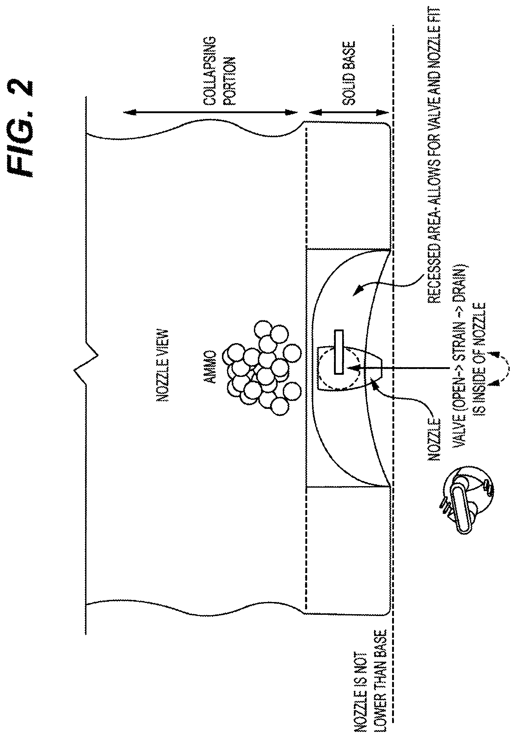 Patent US12098908 Figure 2 – Ammunition bucket