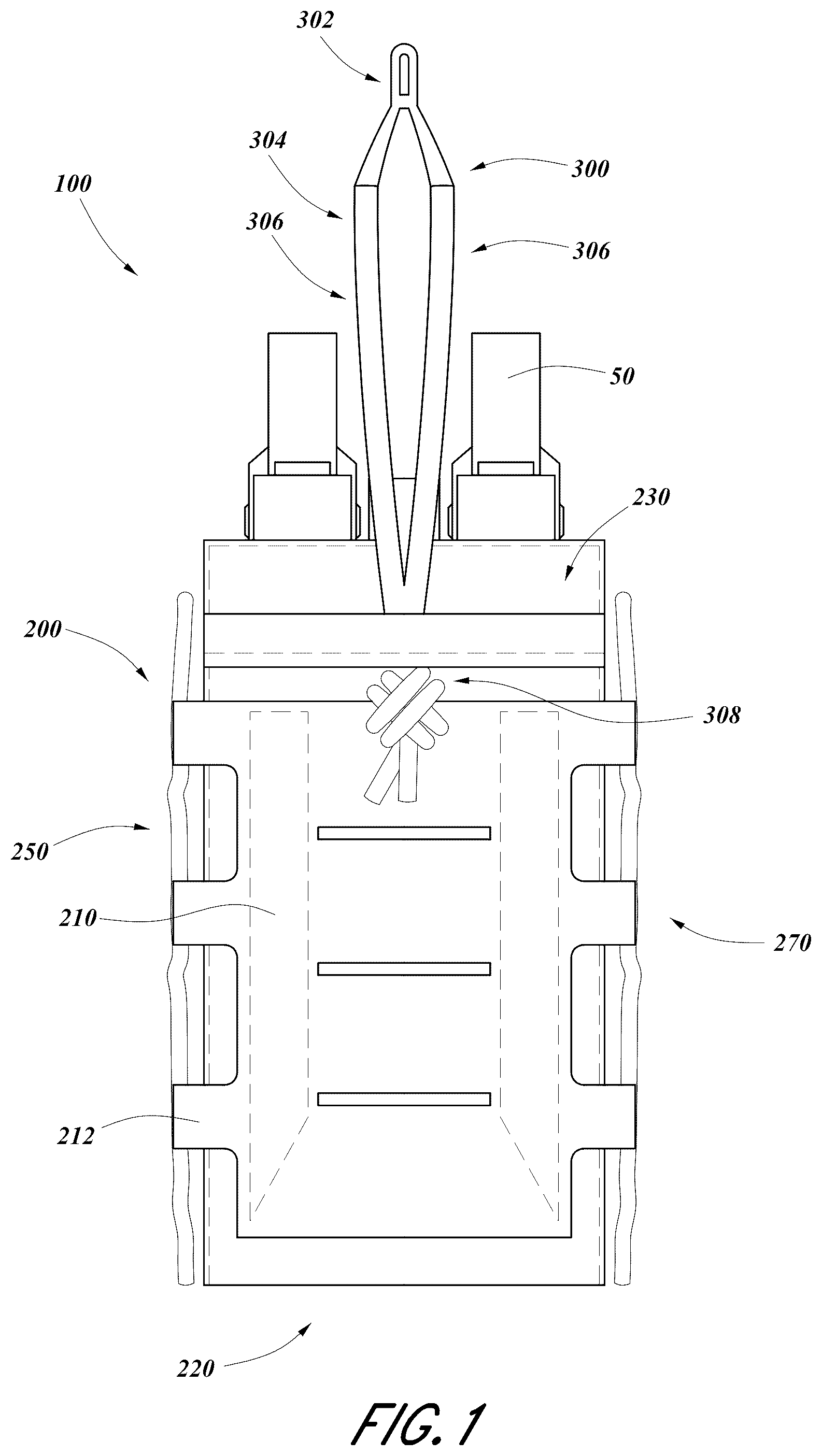 Patent US12098909 Figure 1 – Magazine pouch
