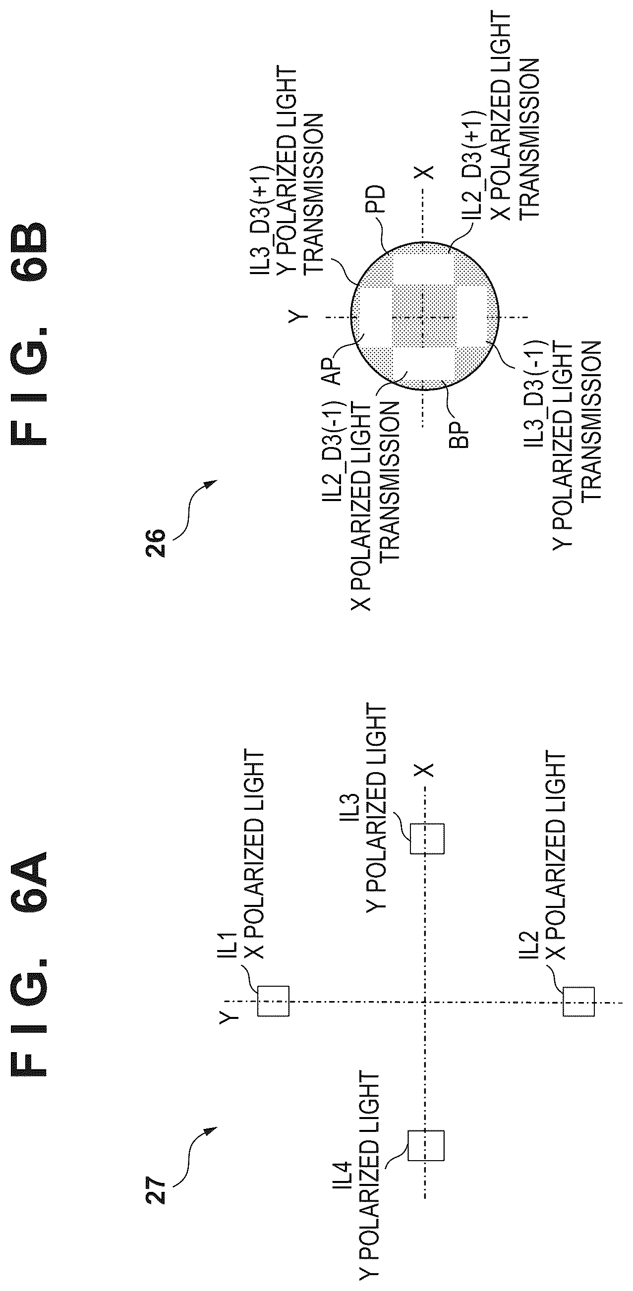 Patent US12098913 Figure 6 – Detector that detects relative positions of marks while blocking non-interference light