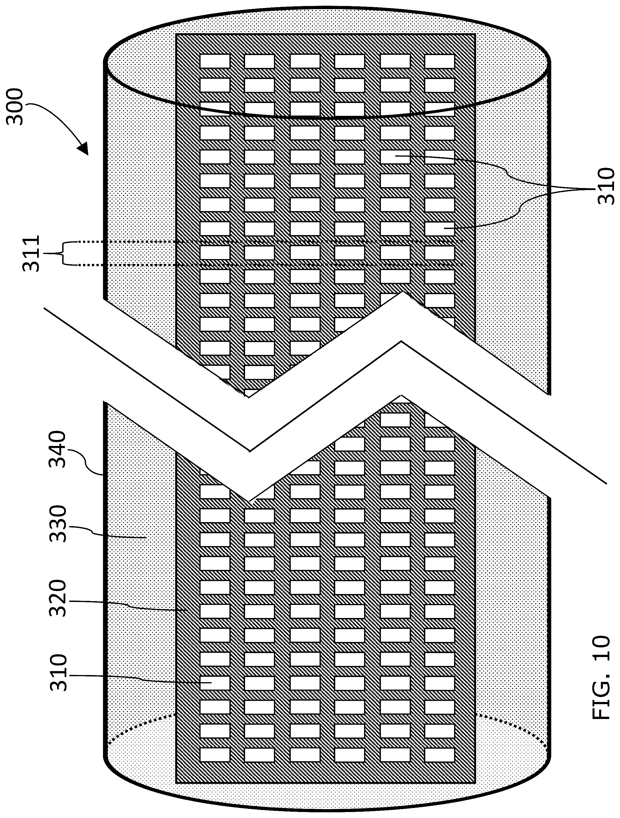 Patent US12098916 Figure 5 – Temperature sensing arrayal for freeboard detection