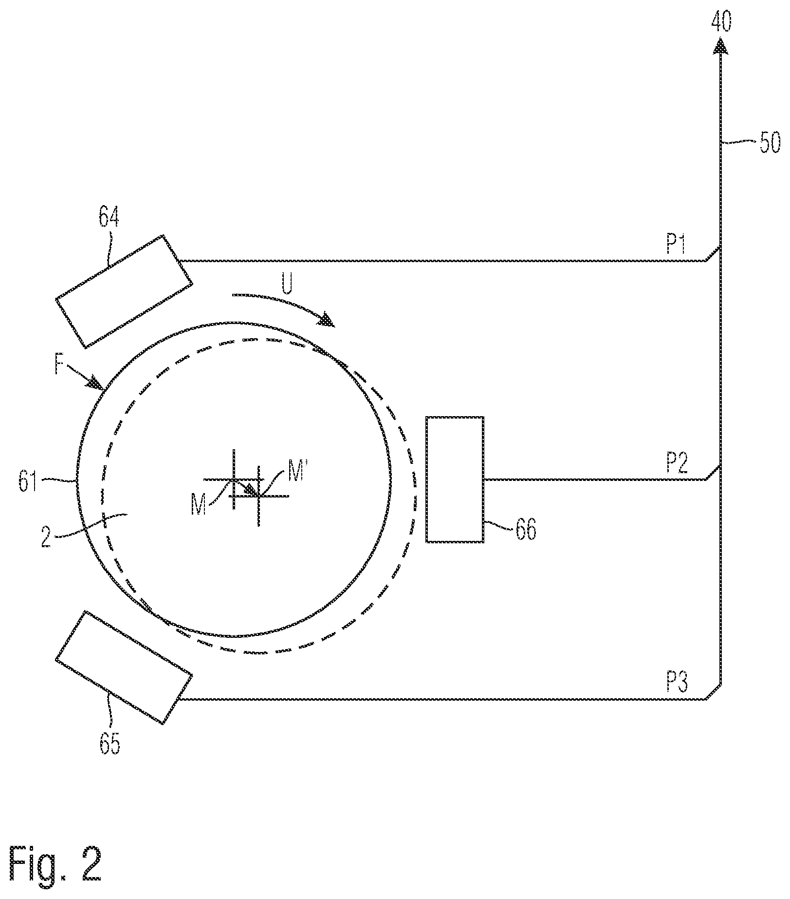 Patent US12098919 Figure 2 – Device and method for determining a contact between a tool and a workpiece