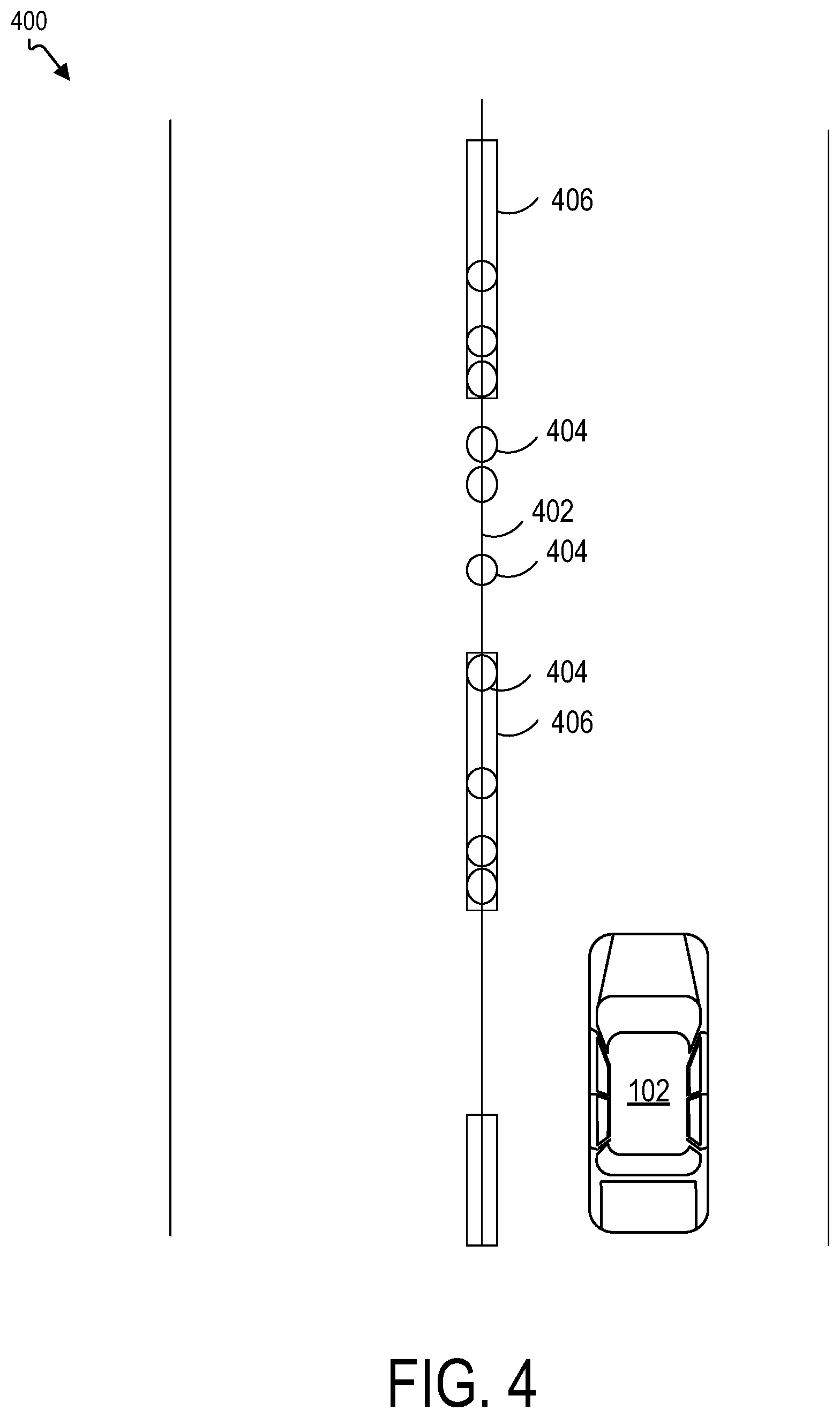Patent US12098925 Figure 4 – Longitudinal-limited lane marking localizer