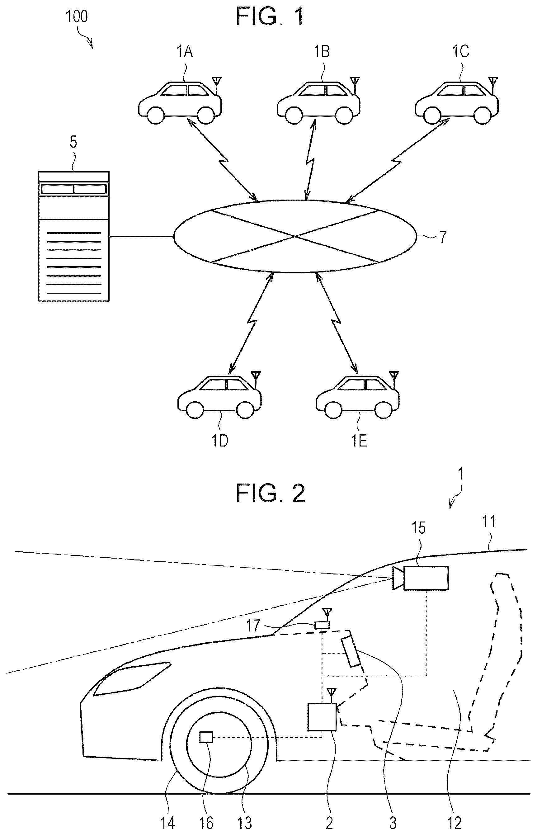 Patent US12098927 Figure 1 – Navigation system and server apparatus