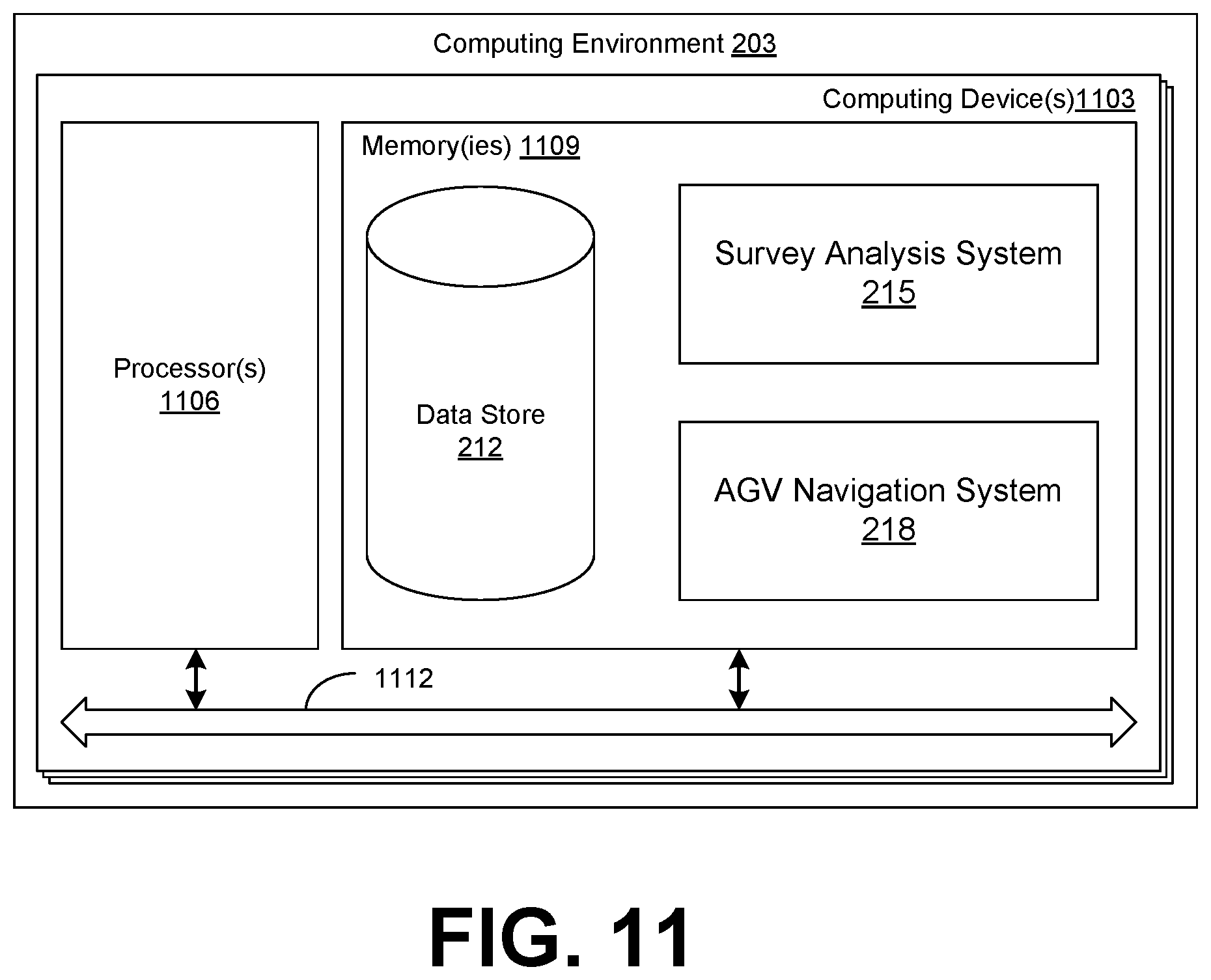 Patent US12098931 Figure 10 – Reflector-based surveying for automated guided vehicles
