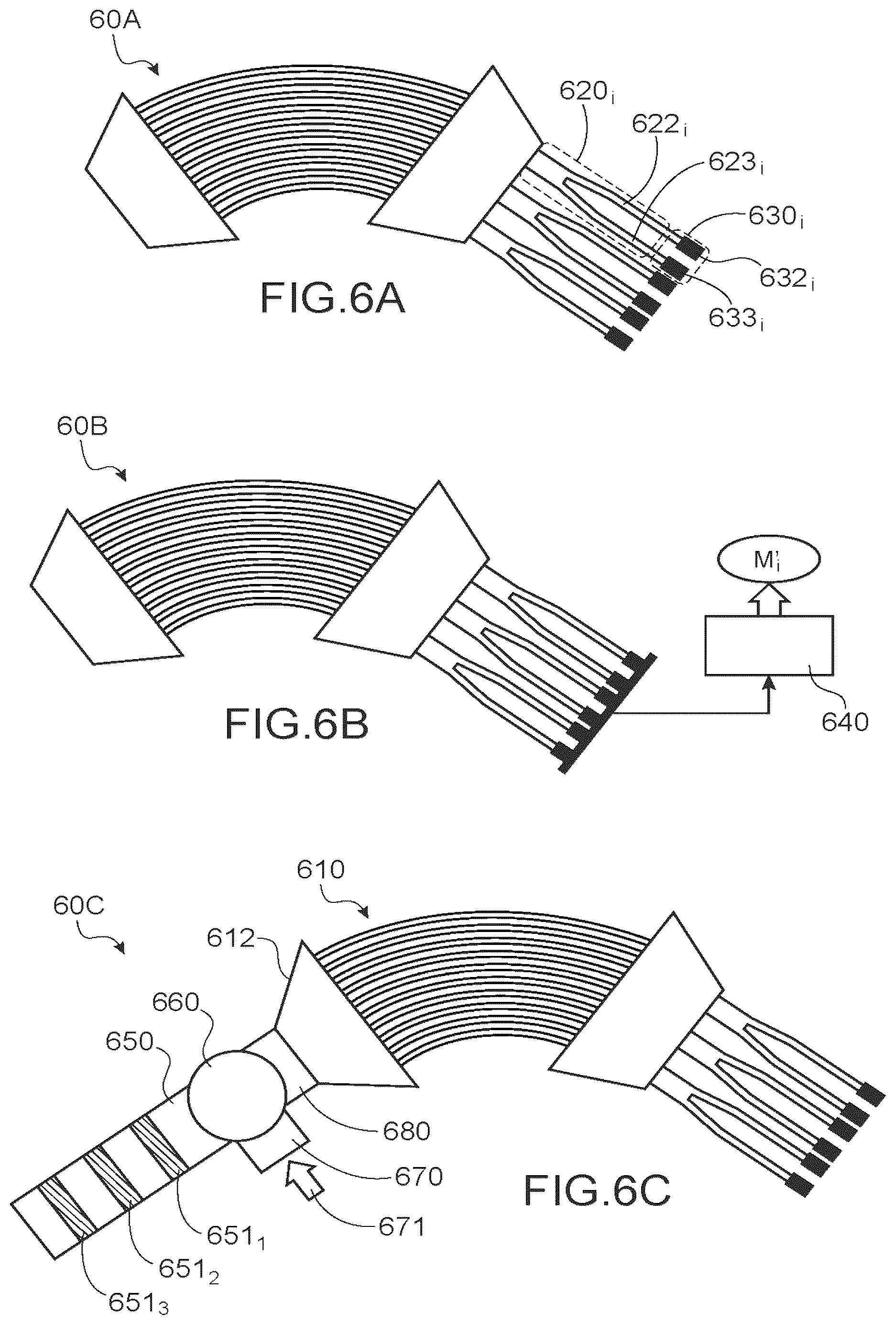 Patent US12098936 Figure 5 – Device for distributing a signal for measuring wavelength shifts
