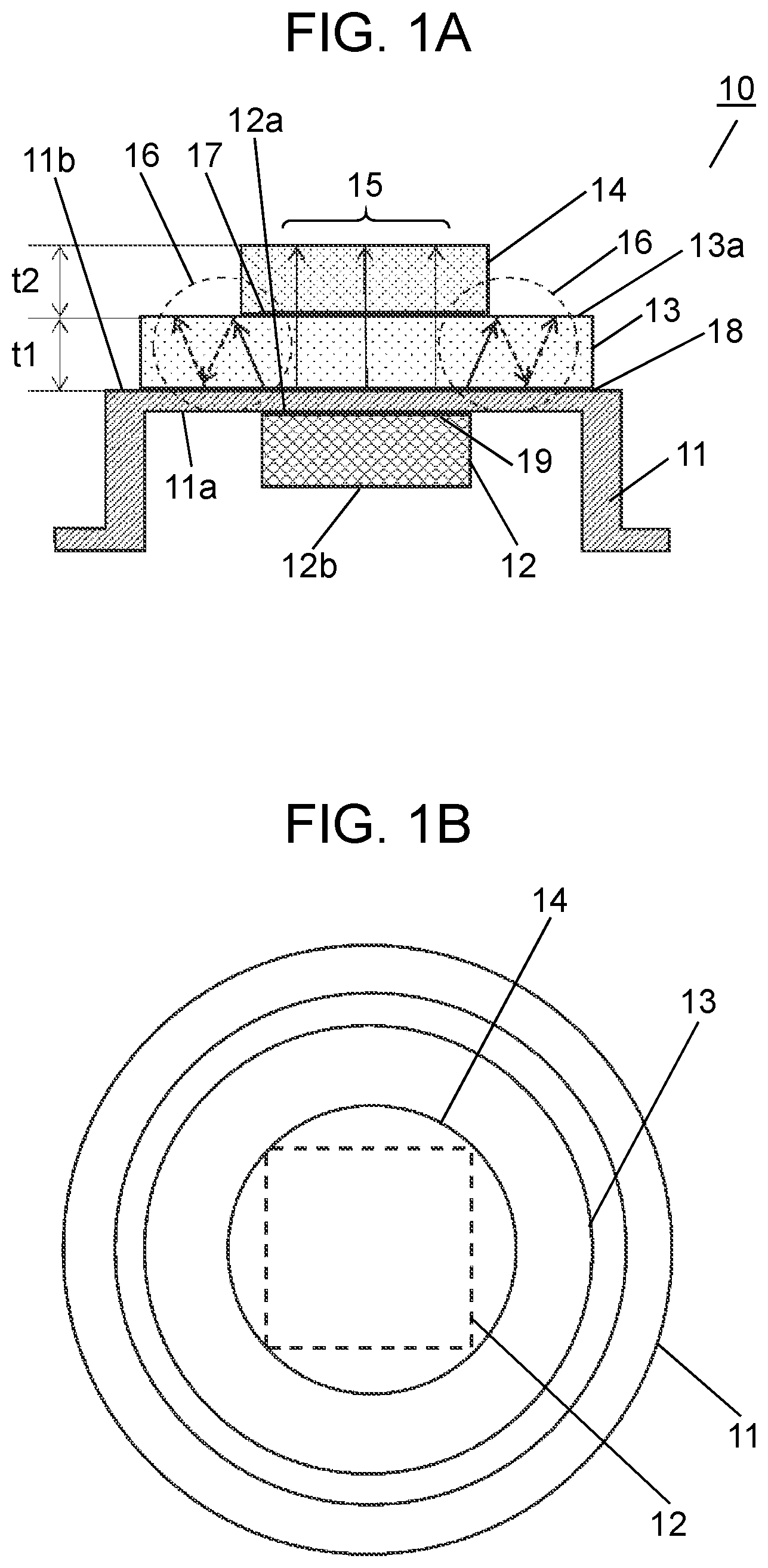 Patent US12098938 — Ultrasonic transceiver including piezoelectric element and stacked layers of a plurality of matching layers, and ultrasonic flow meter having the ultrasonic transceiver — Figure 1