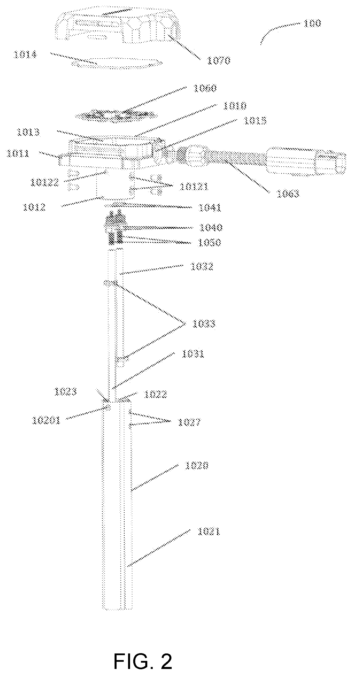Patent US12098942 Figure 2 – Liquid flow monitoring system