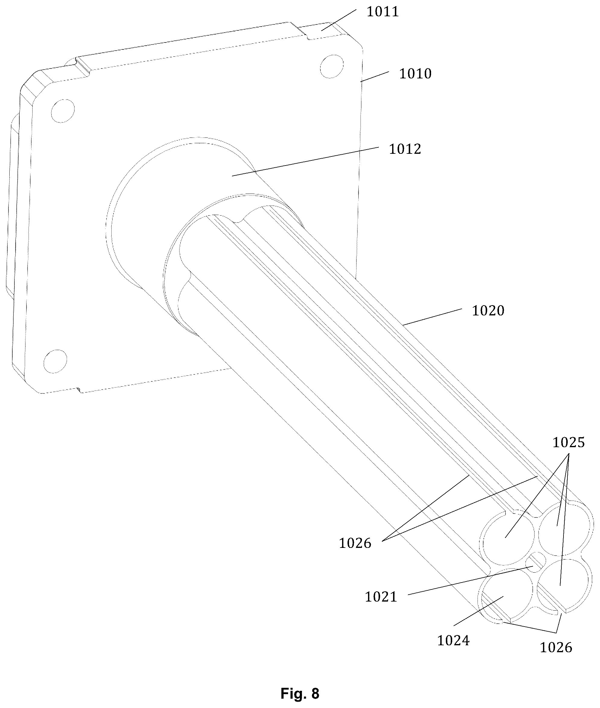Patent US12098942 Figure 8 – Liquid flow monitoring system