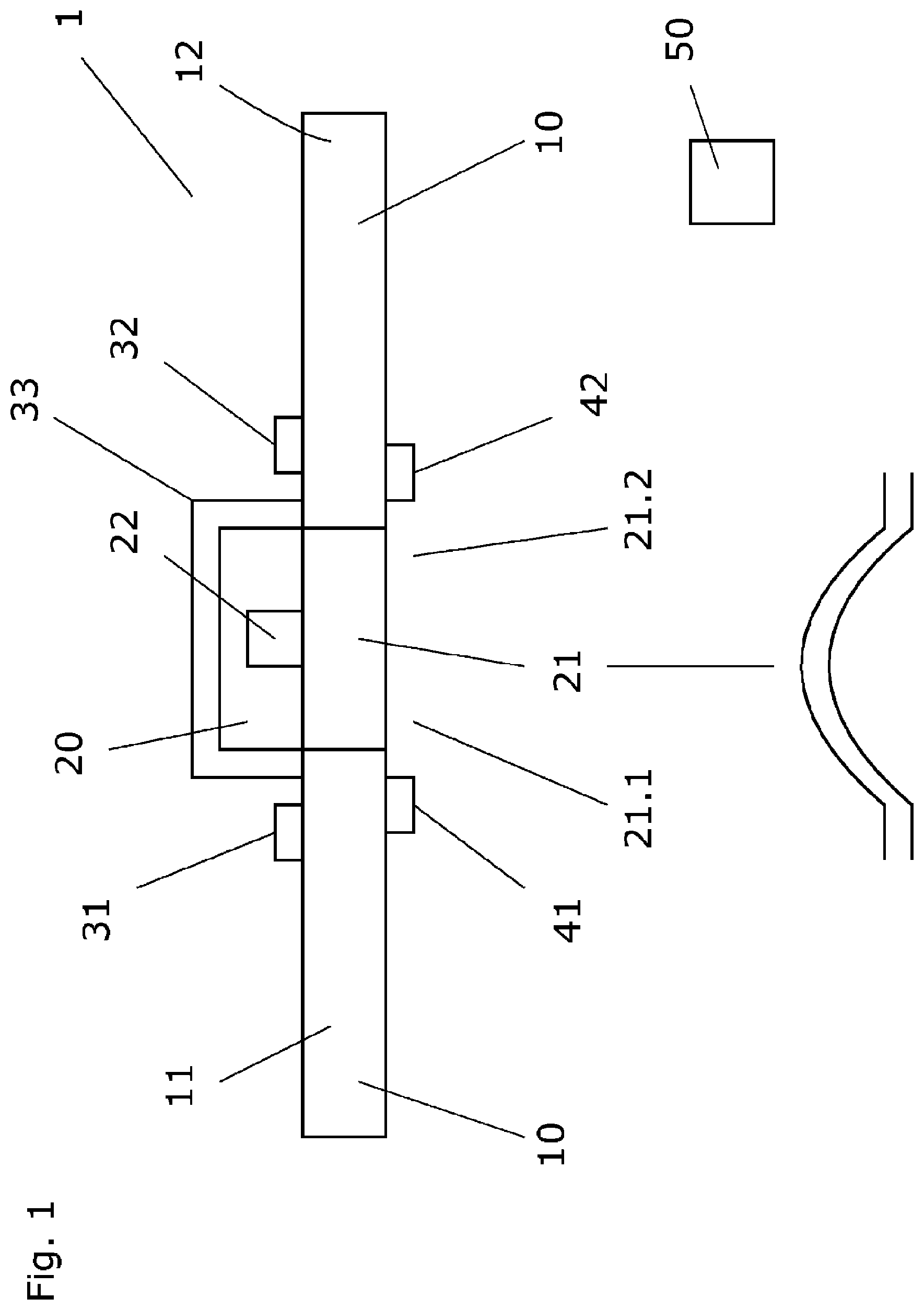 Patent US12098944 Figure 1 – Arrangement and method for identifying and correcting a faulty volumetric flow measurement