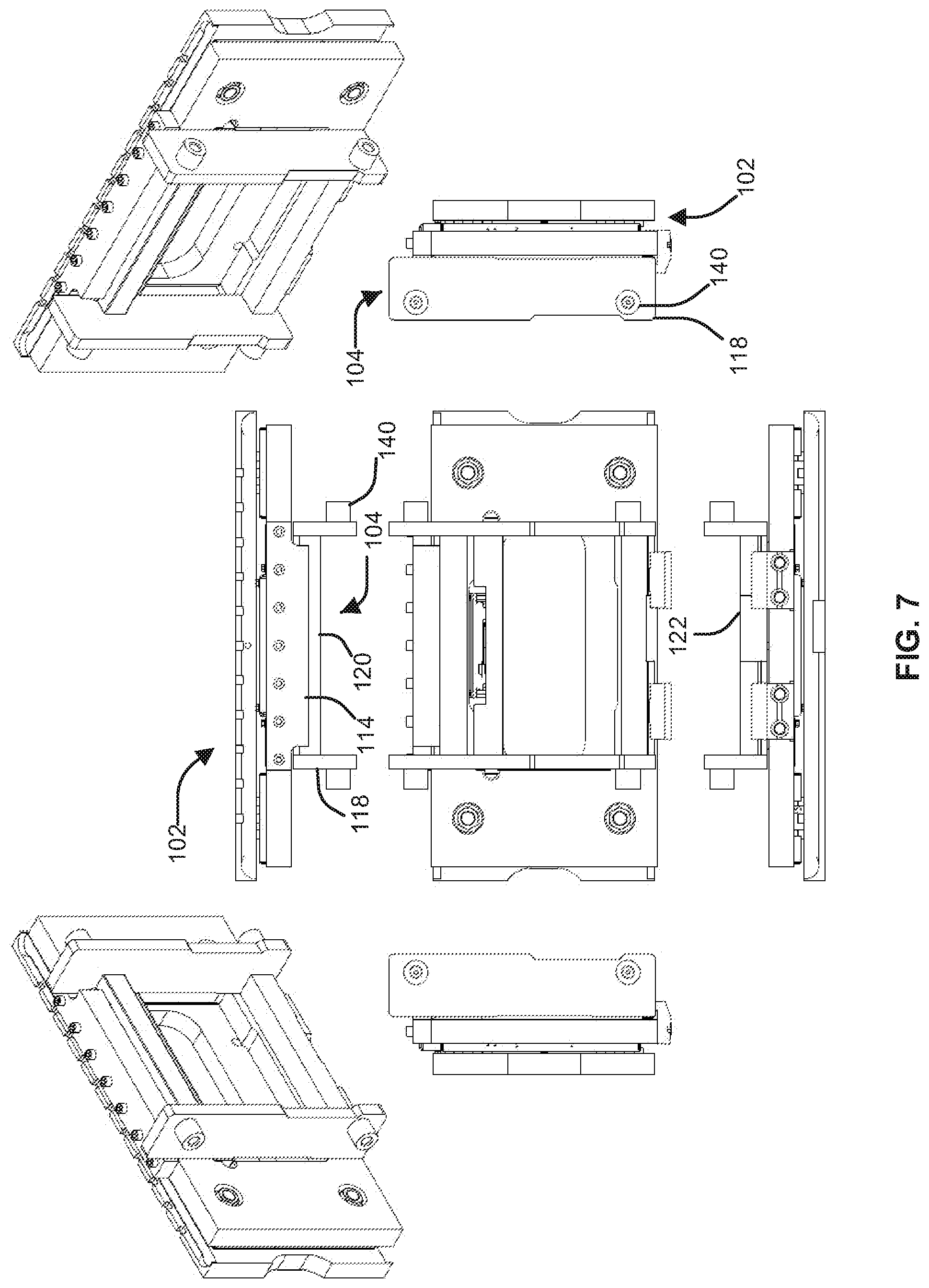 Patent US12098946 Figure 7 – Forklift scale attachment