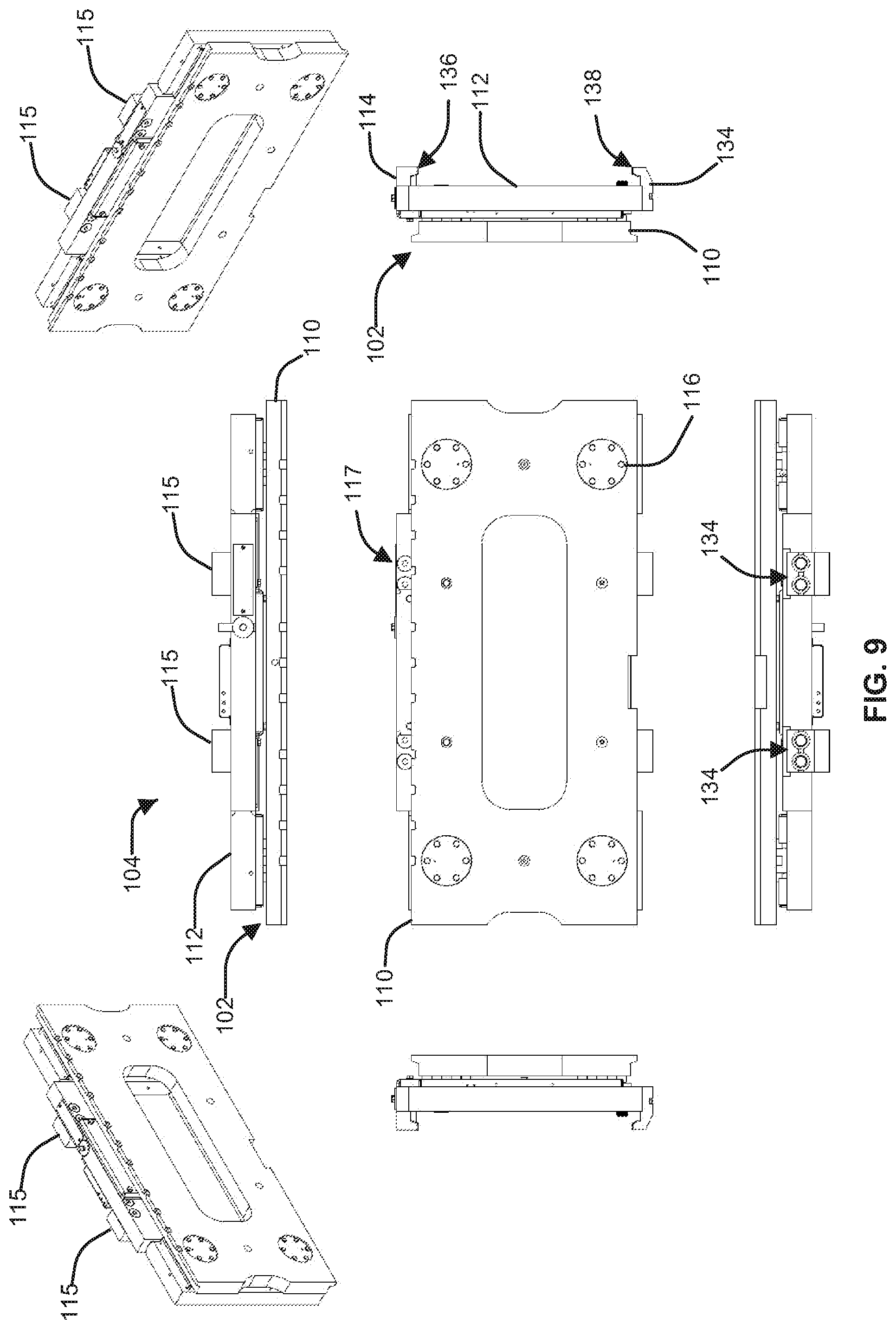 Patent US12098946 Figure 9 – Forklift scale attachment