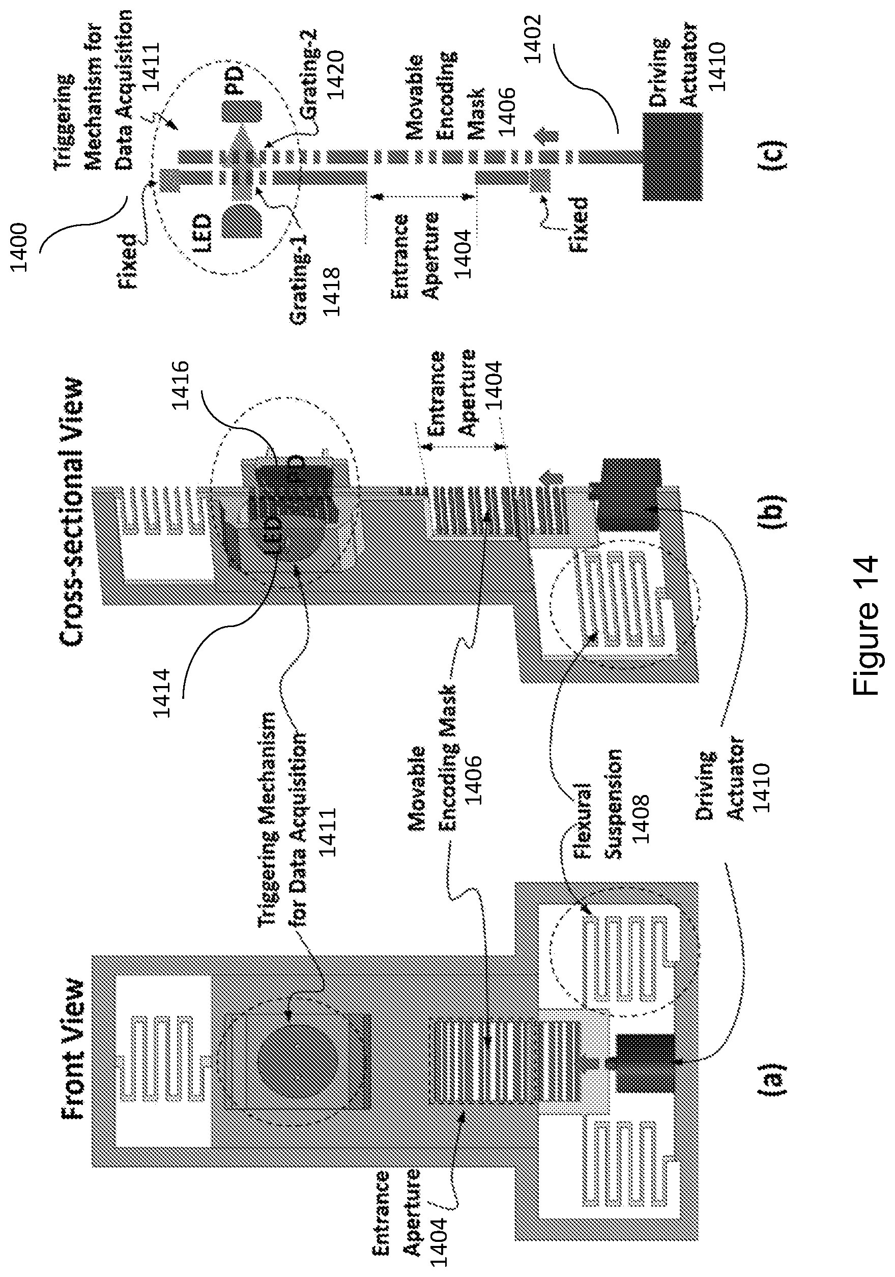 Patent US12098950 Figure 19 – Spectrometer and method of detecting an electromagnetic (EM) wave spectrum