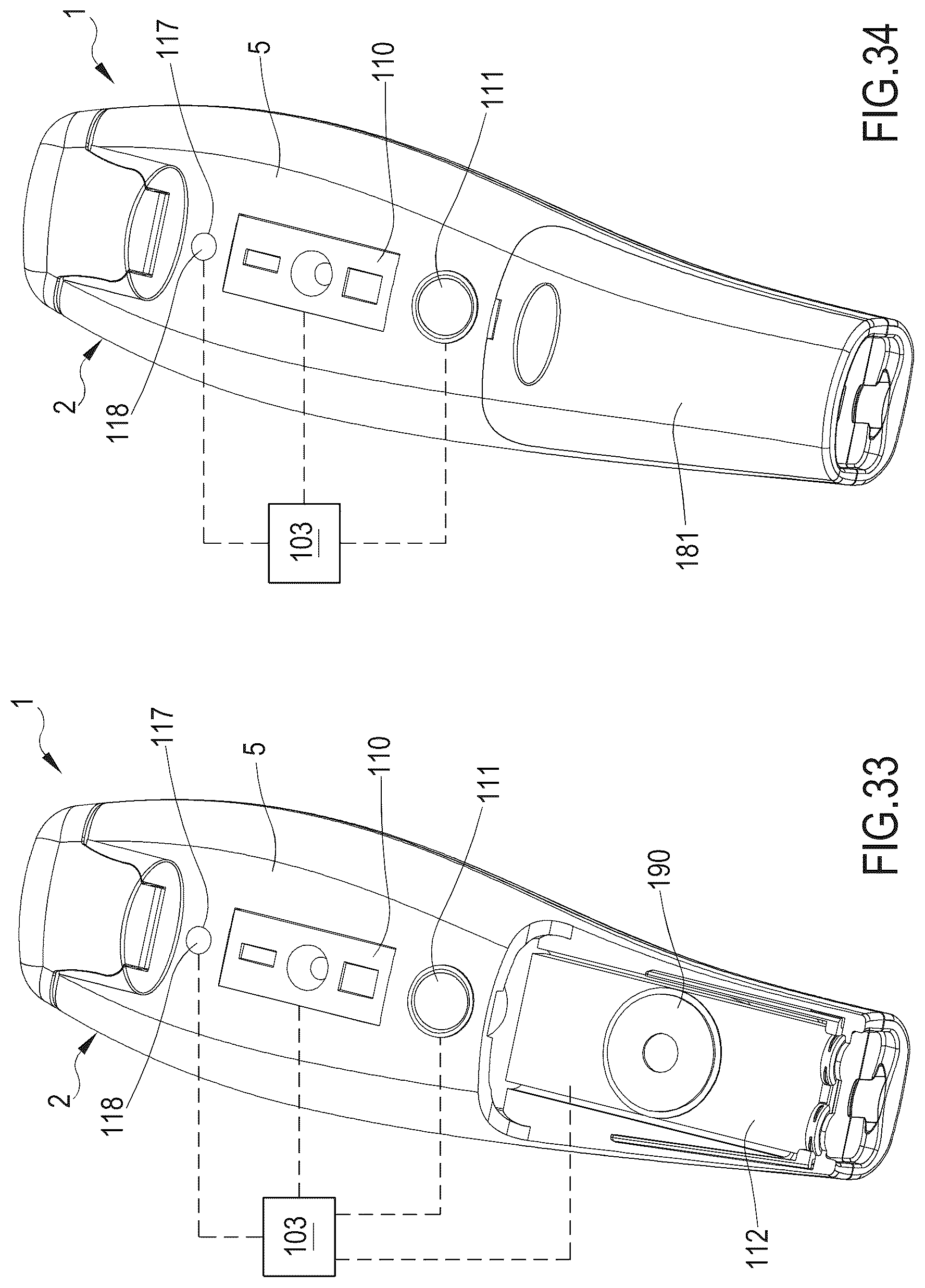 Patent US12098961 Figure 6 – Non-contact infrared thermometer