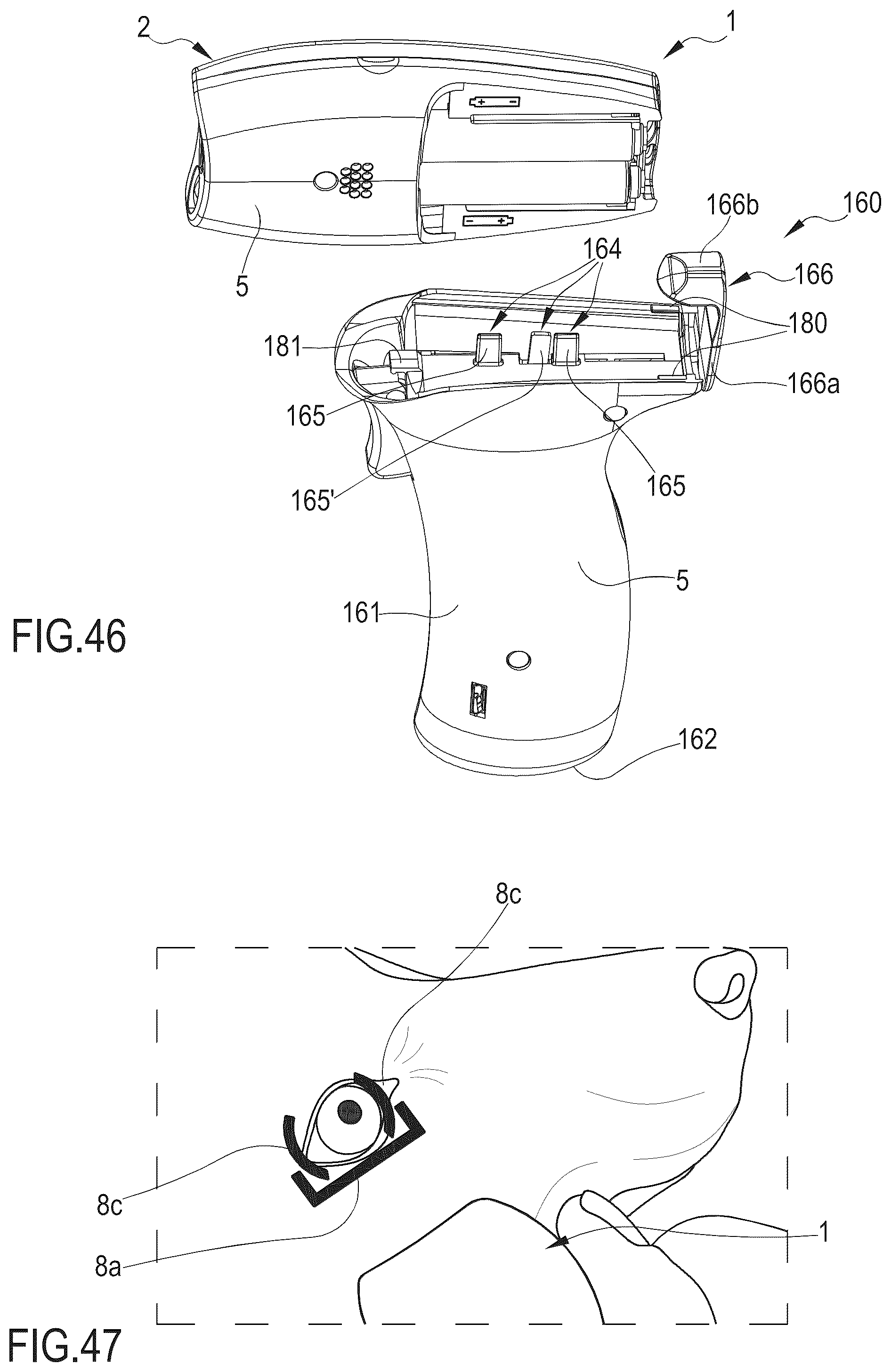Patent US12098961 Figure 11 – Non-contact infrared thermometer