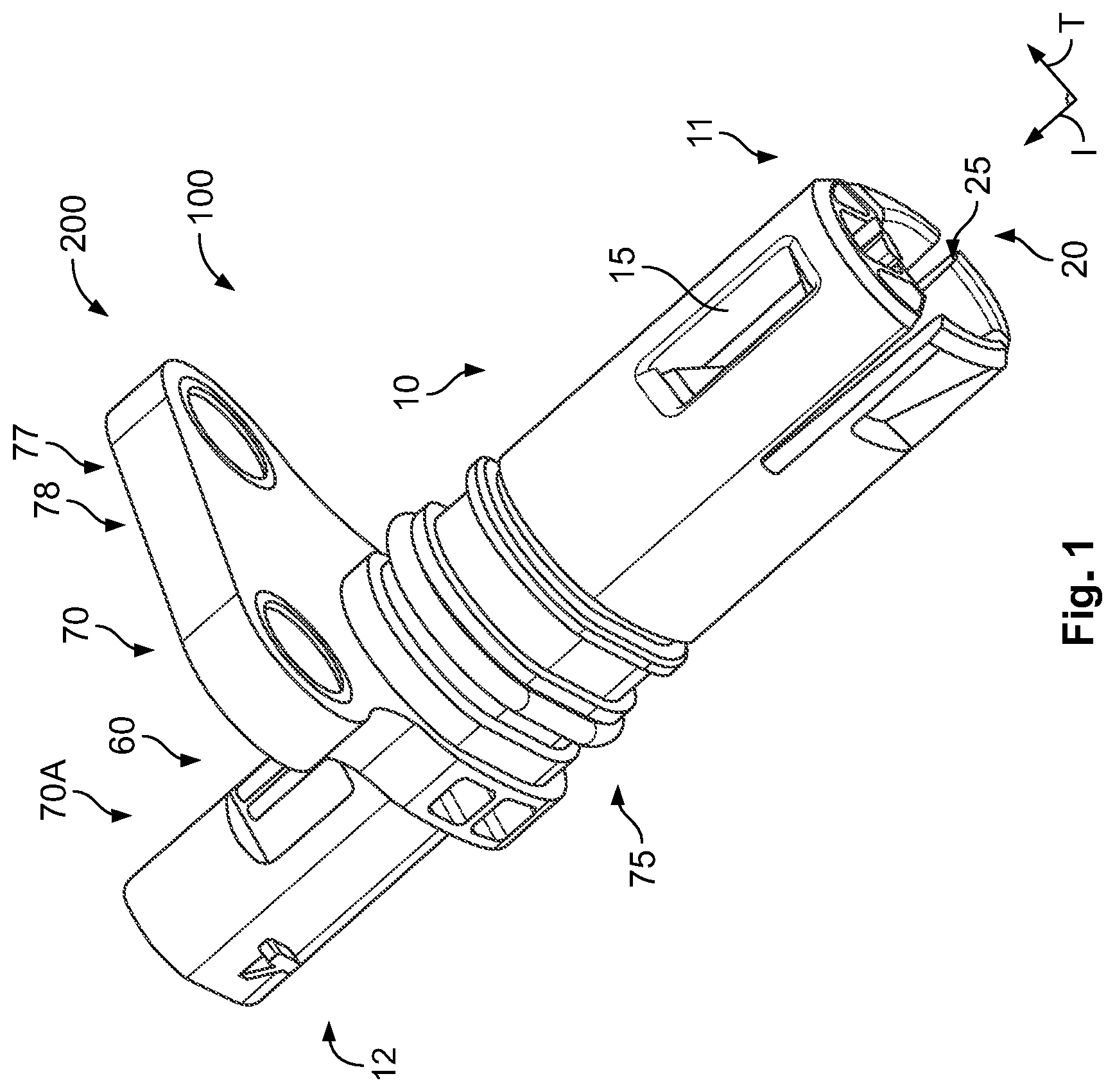 Patent US12098963 Figure 1 – Temperature sensor assembly