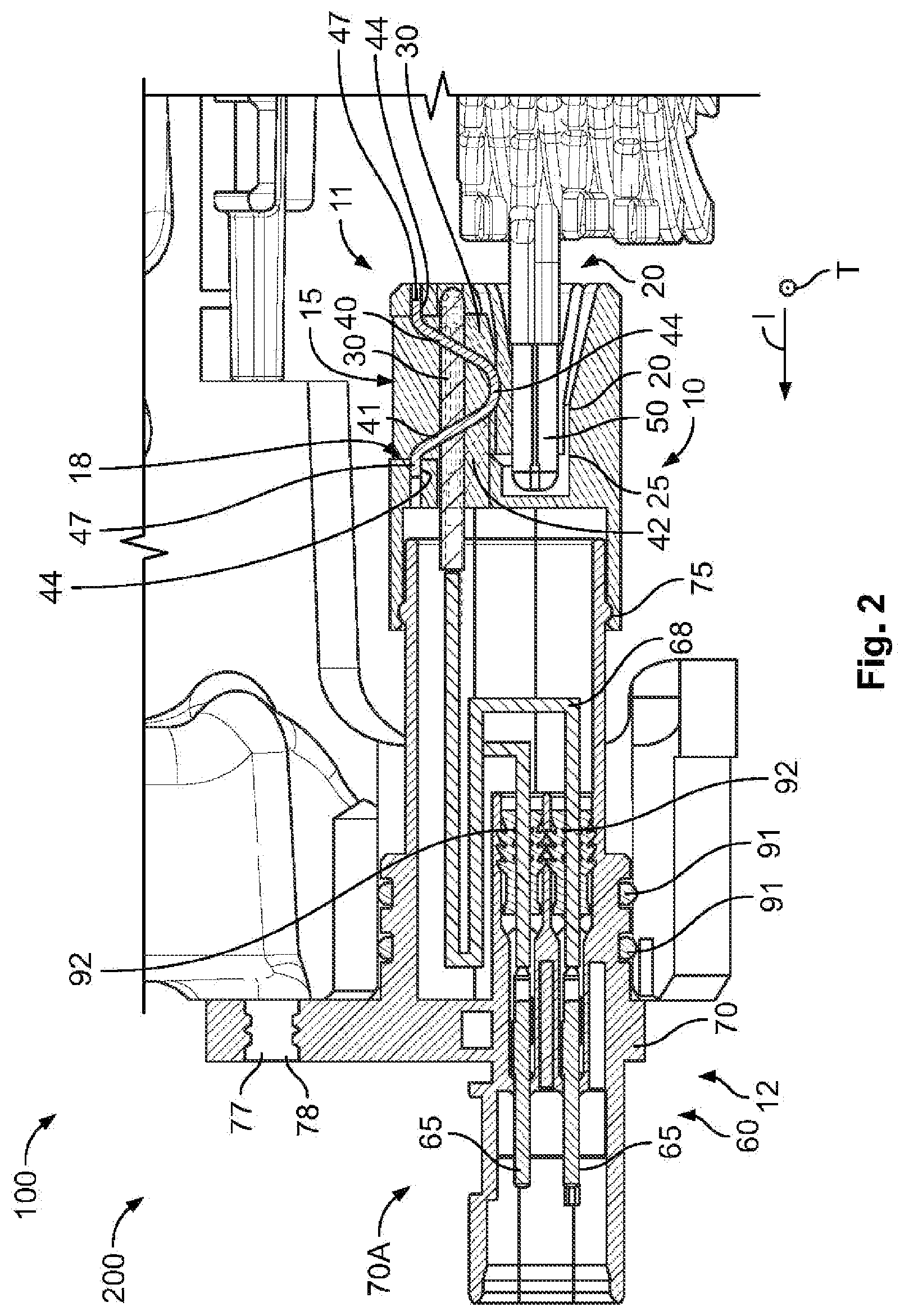 Patent US12098963 Figure 2 – Temperature sensor assembly