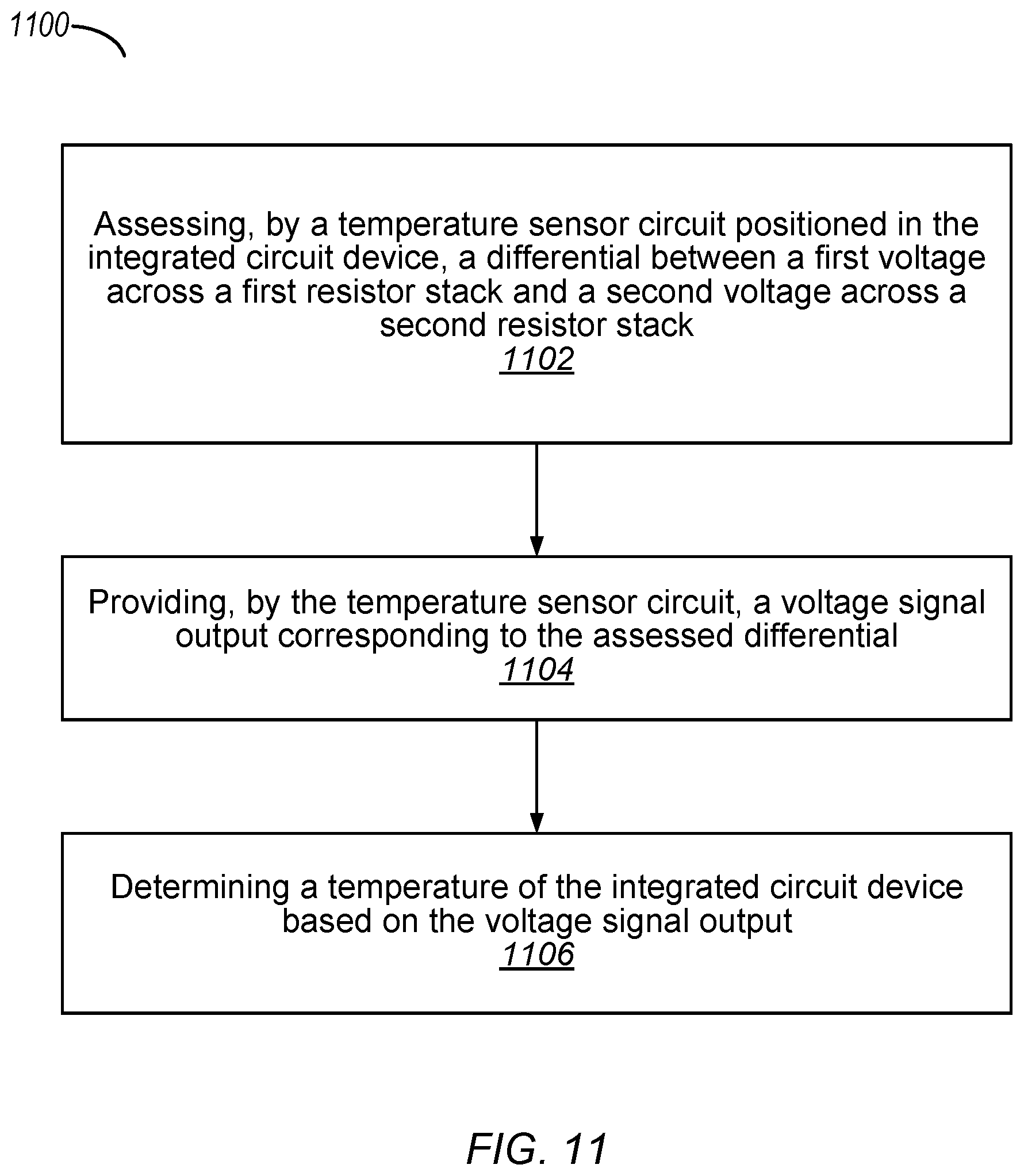 Patent US12098964 Figure 8 – Resistive hotspot temperature sensor