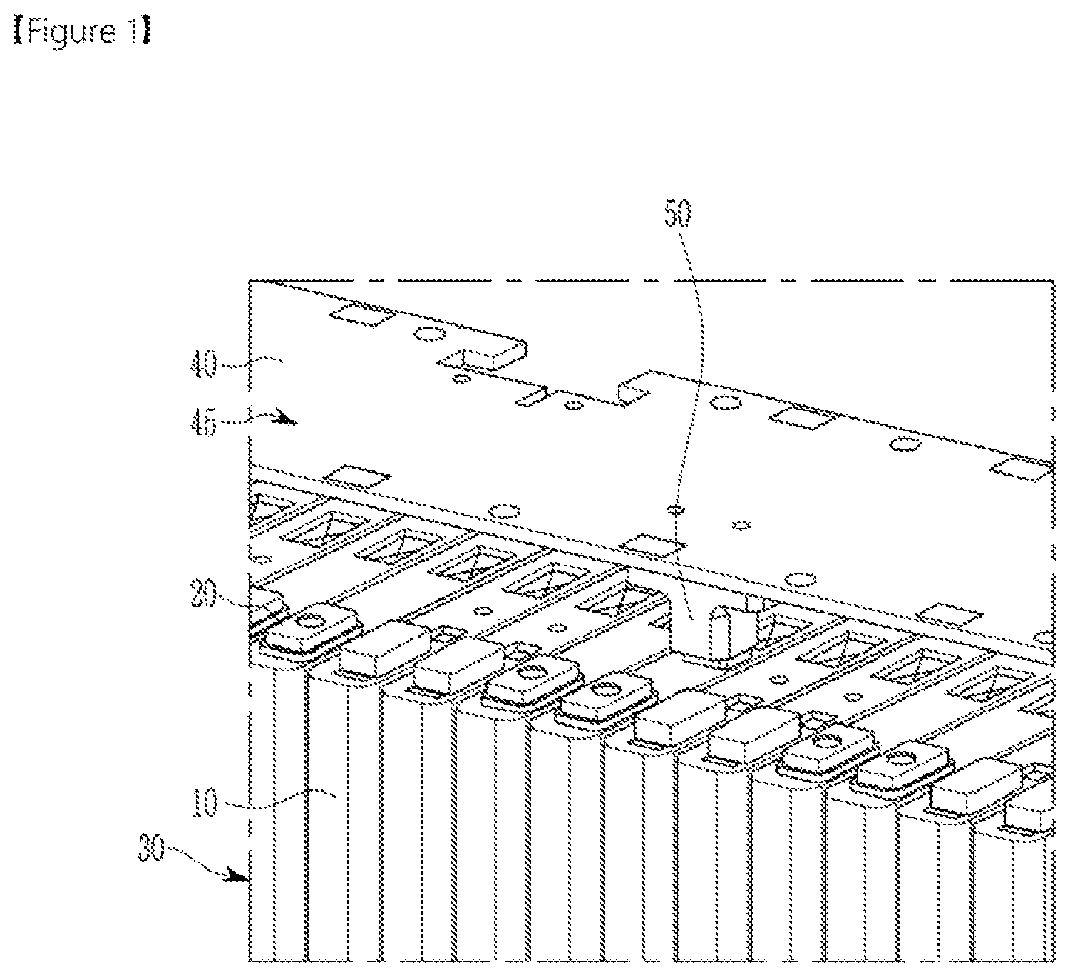 Patent US12098965 Figure 1 – Cell supervision circuit for a battery module