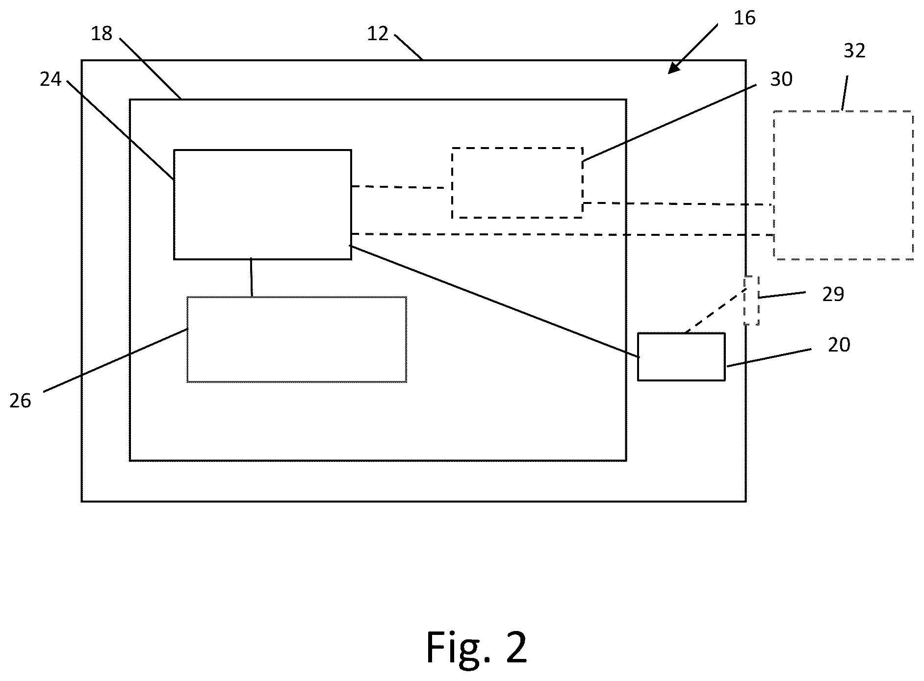 Patent US12098966 Figure 2 – Differential pressure monitor with a calibration process and system