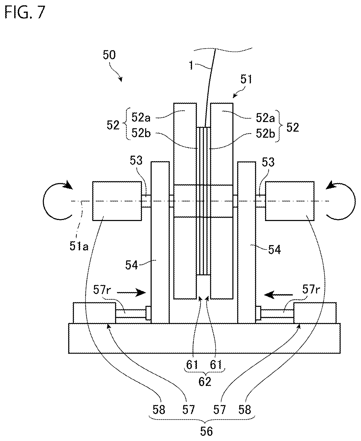 Patent US12098968 Figure 5 – Device for pulling out optical fiber, method for pulling out optical fiber, and method for inspecting optical fiber