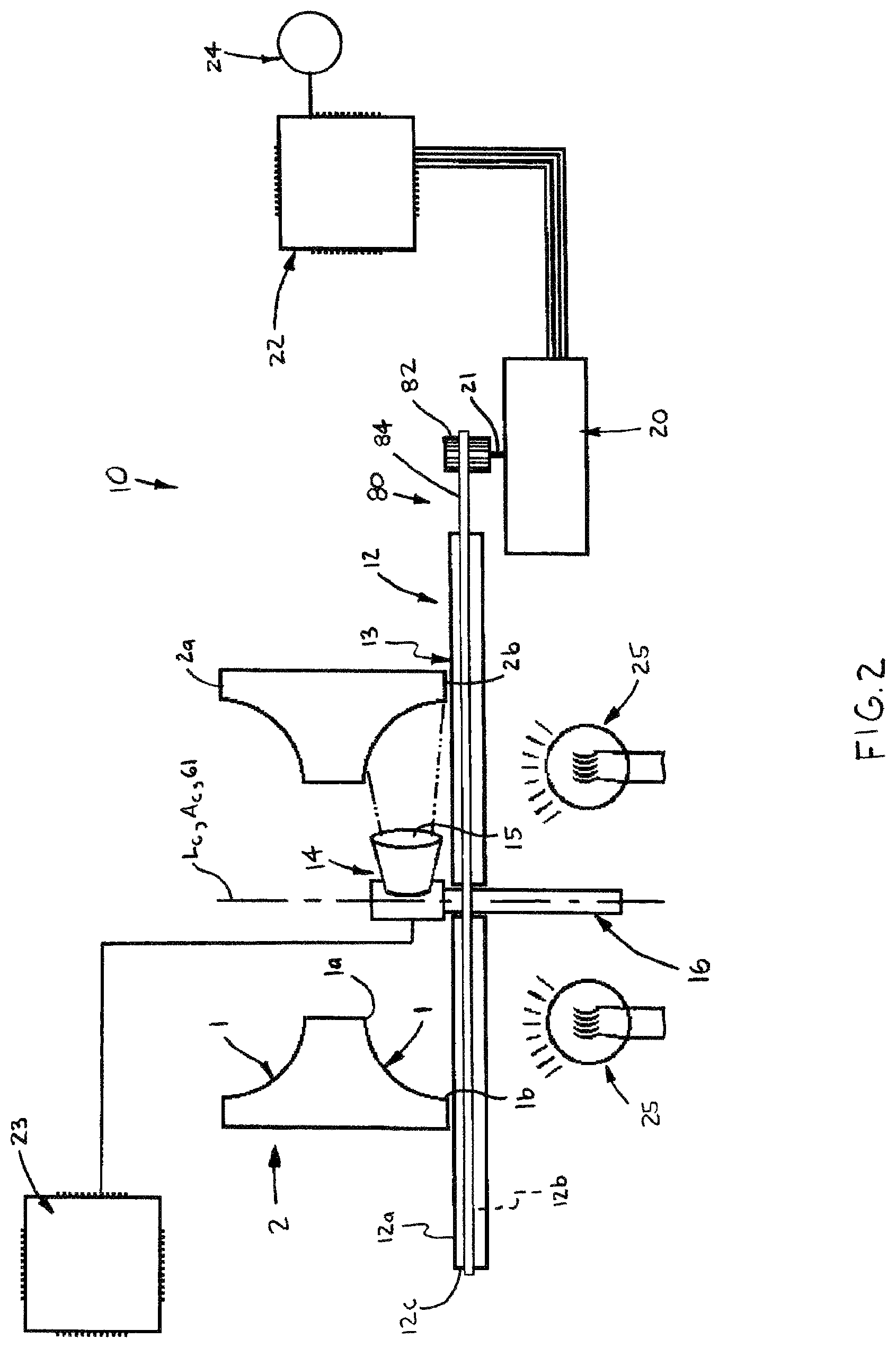 Patent US12098969 Figure 2 – Imaging system for recording images of bearing raceways