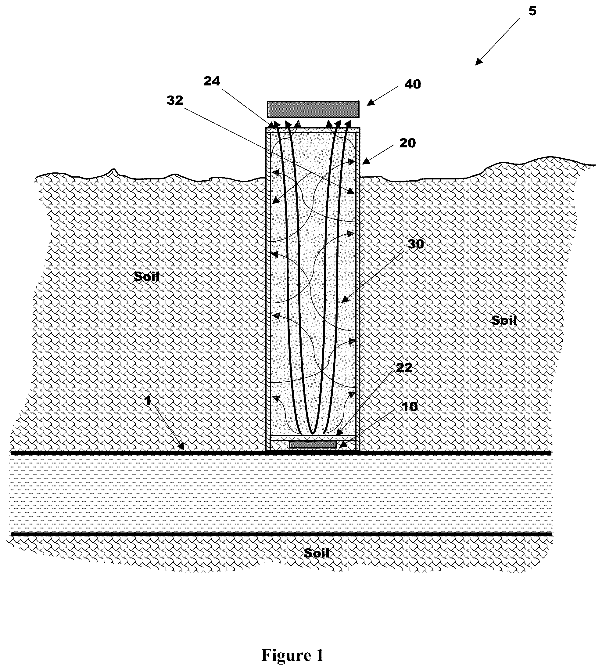 Patent US12098974 Figure 1 – Radio frequency wireless sensing device