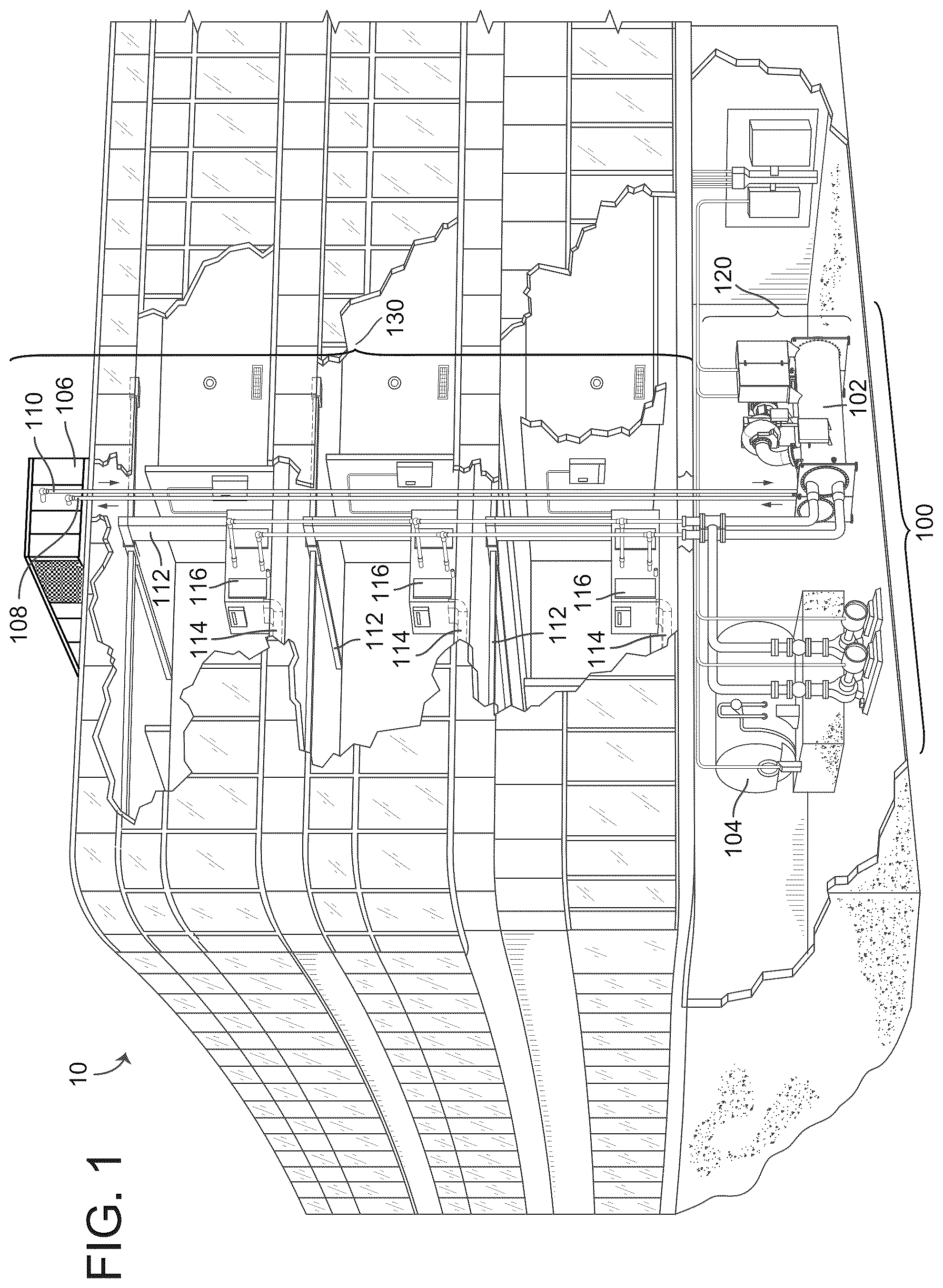 Patent US12098980 Figure 1 – Systems and methods of alarm triggered equipment verification using drone deployment of sensors