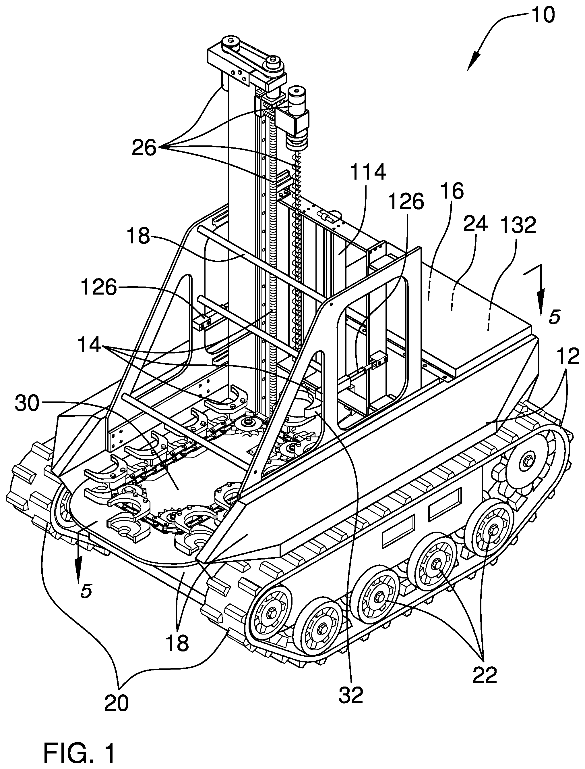 Patent US12098981 — Robotic soil sampling assembly — Figure 1