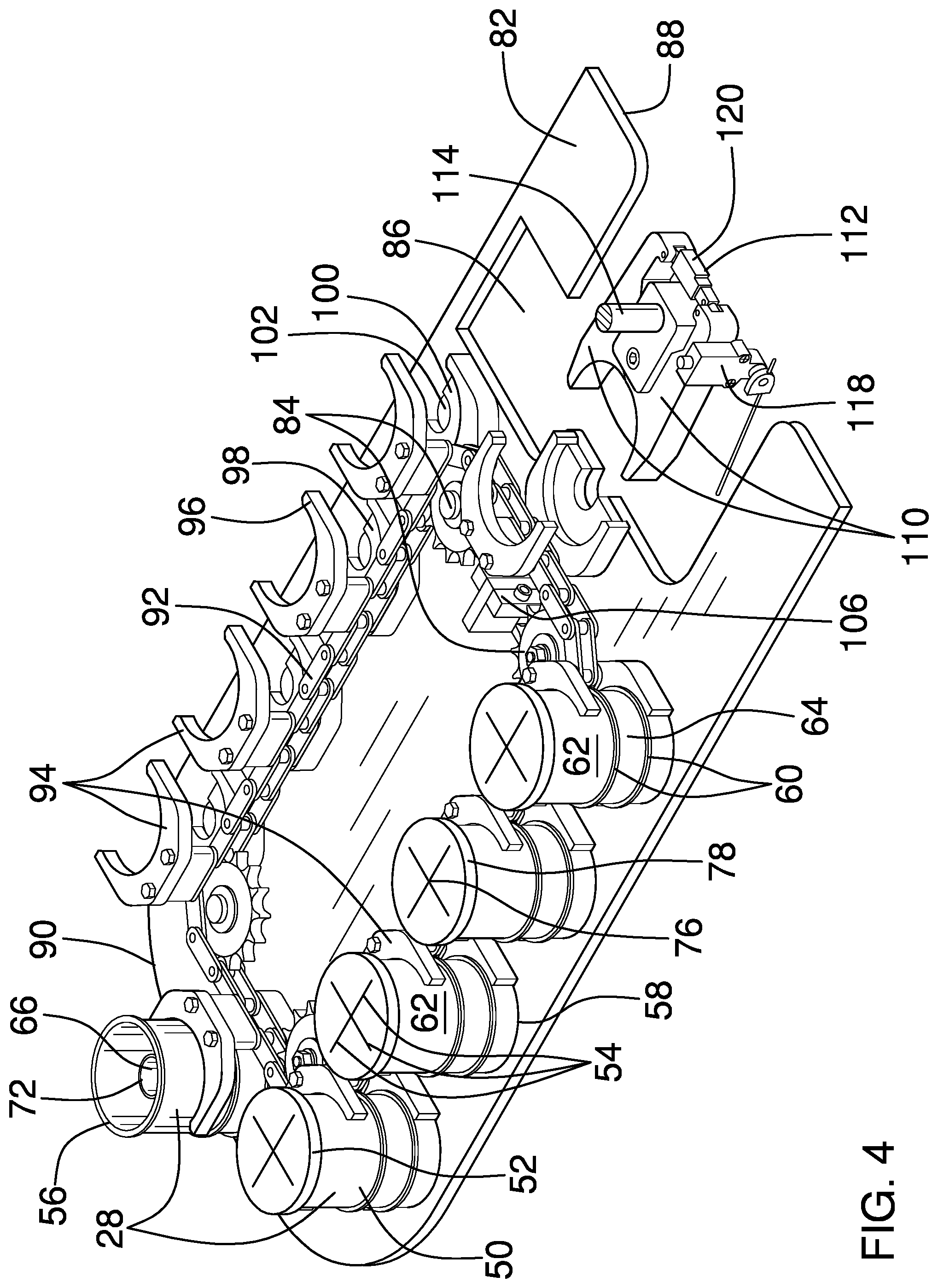Patent US12098981 Figure 4 – Robotic soil sampling assembly