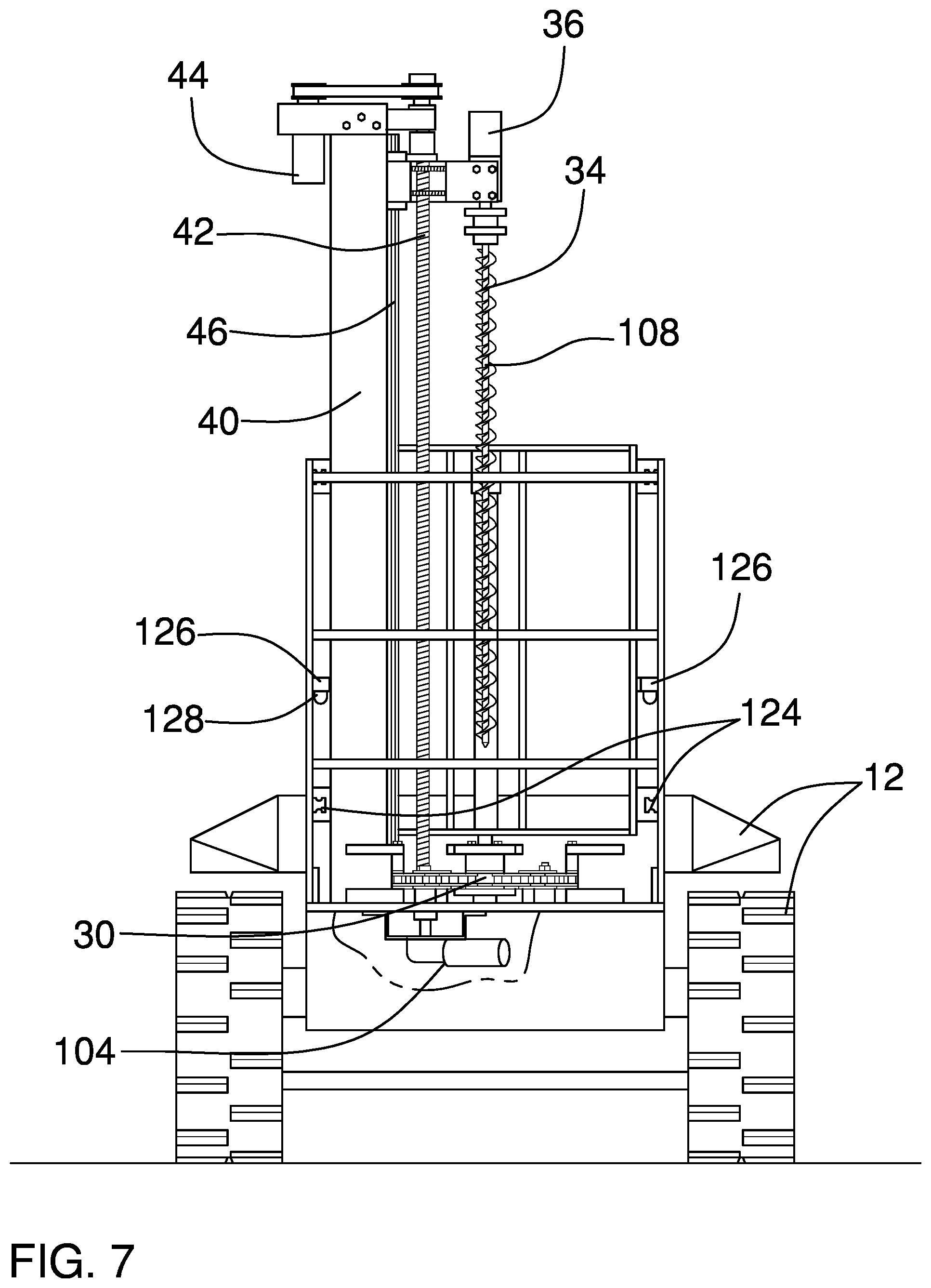 Patent US12098981 Figure 7 – Robotic soil sampling assembly