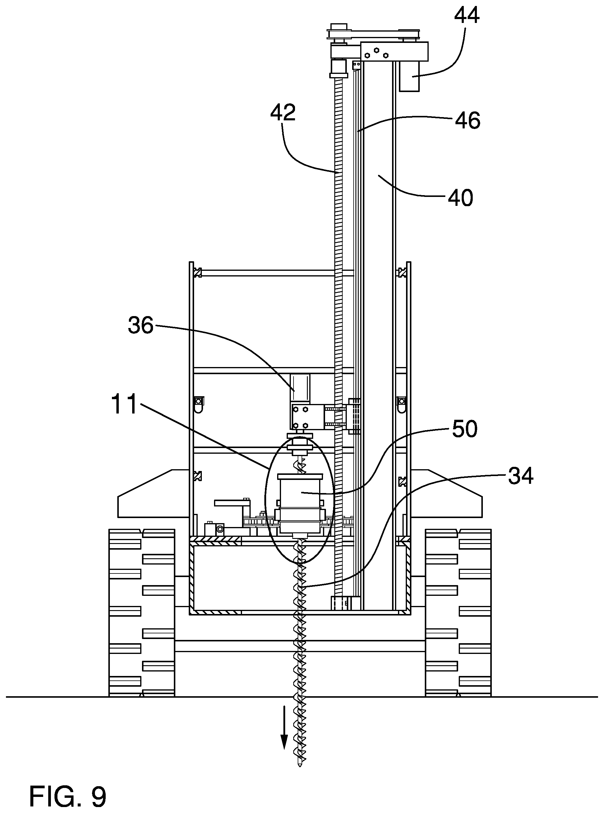 Patent US12098981 Figure 9 – Robotic soil sampling assembly