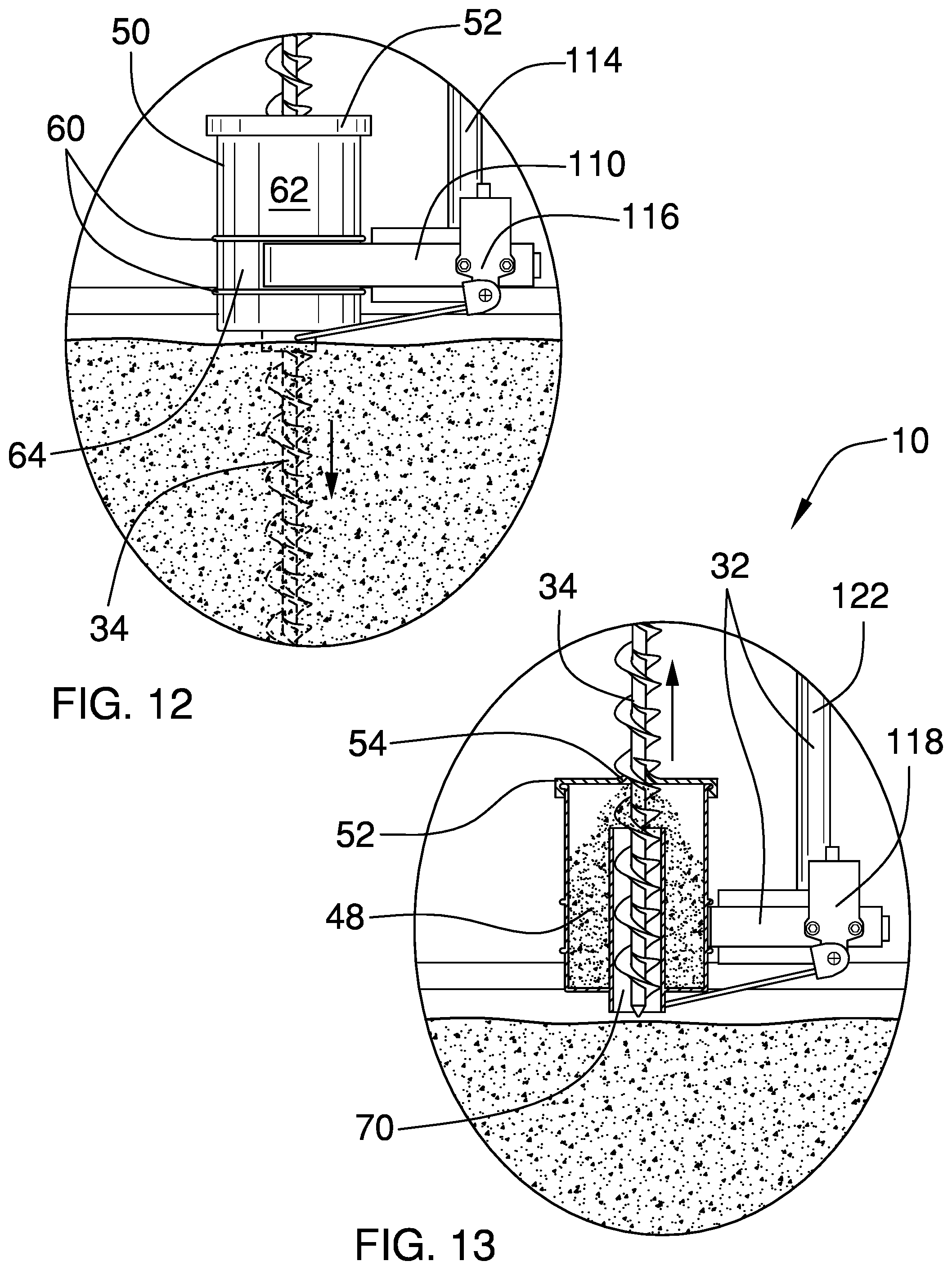 Patent US12098981 Figure 12 – Robotic soil sampling assembly