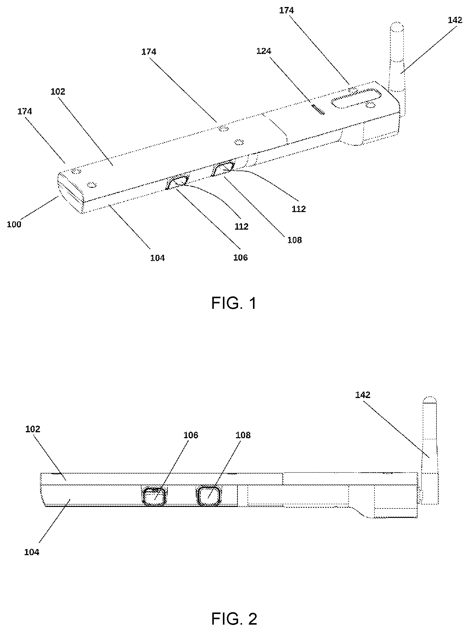 Patent US12098983 Figure 1 – Duct mounted air quality monitoring system, method and device