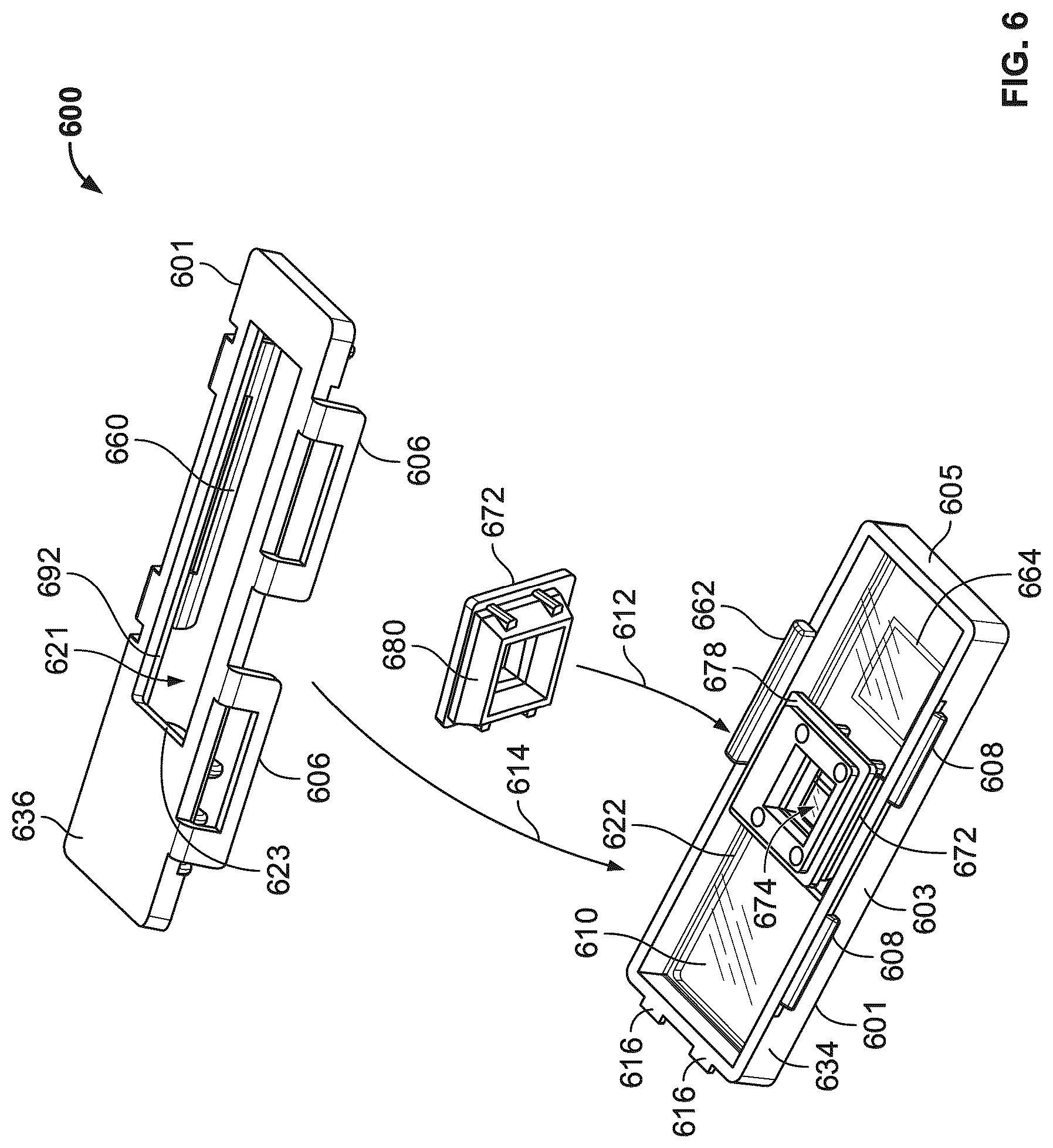 Patent US12098985 Figure 4 – Modular assay support devices