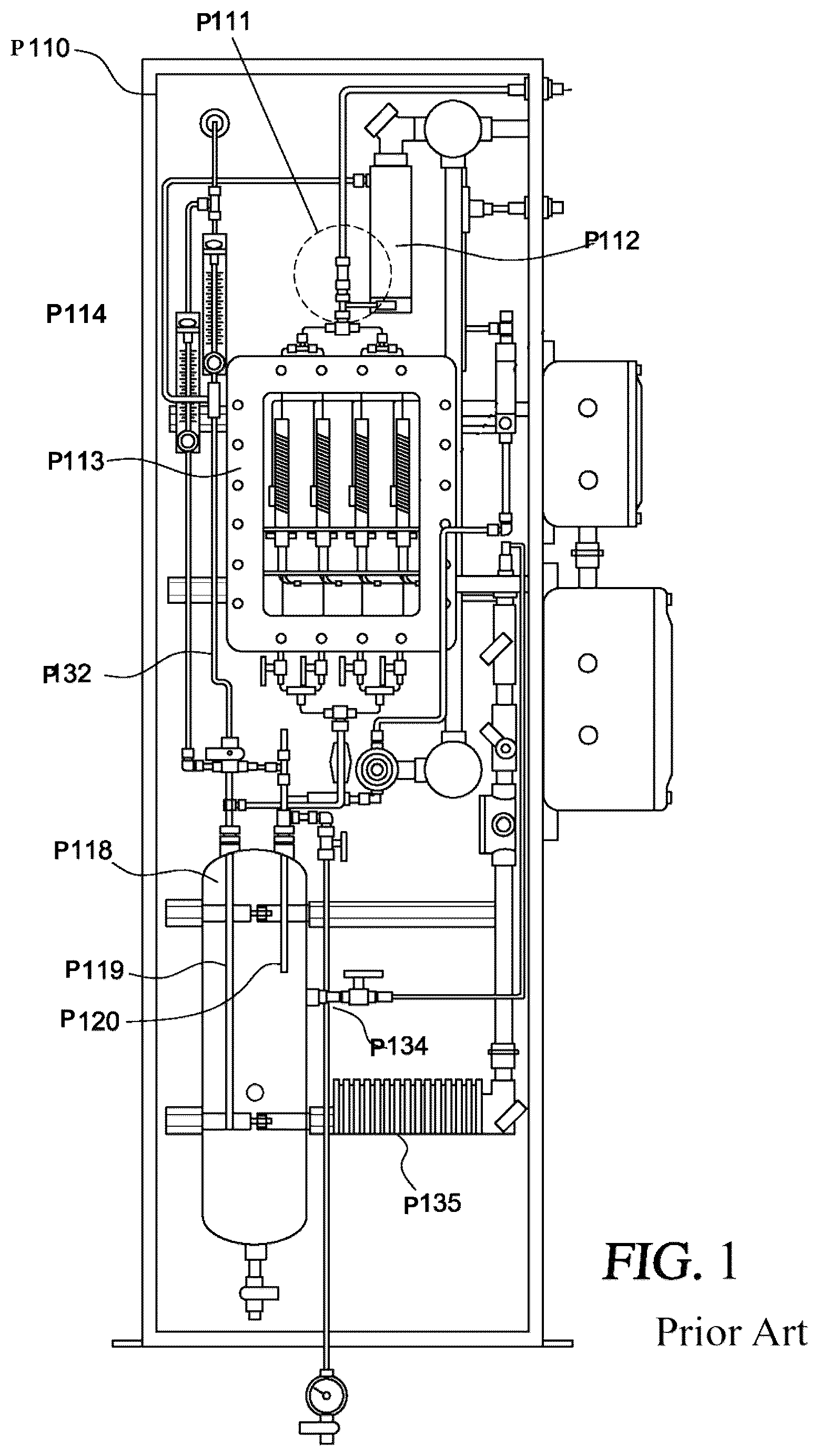 Patent US12098986 Figure 1 – Liquid gas sample vaporizer enclosure