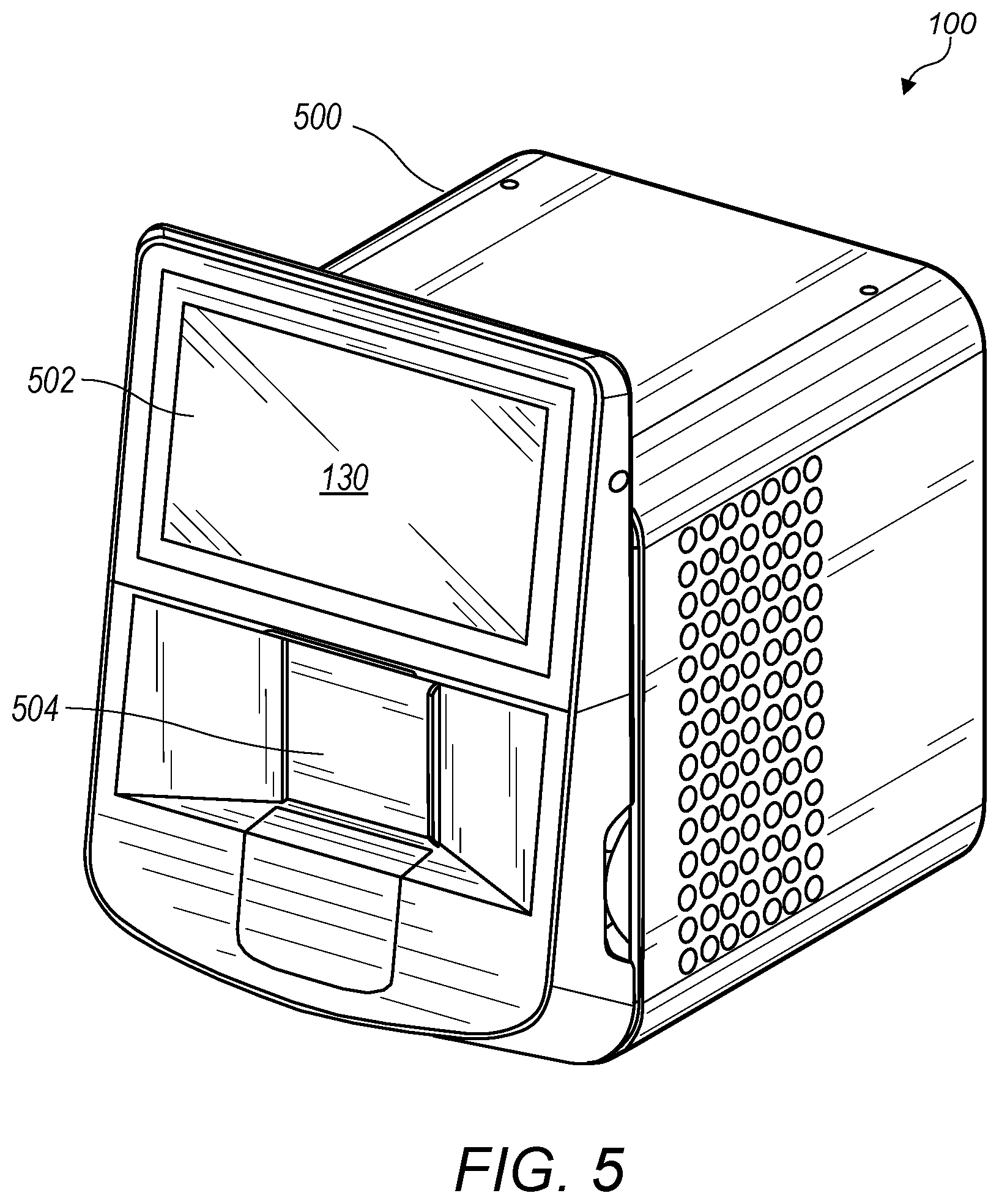 Patent US12099010 Figure 5 – User interface for a fluorescence assay