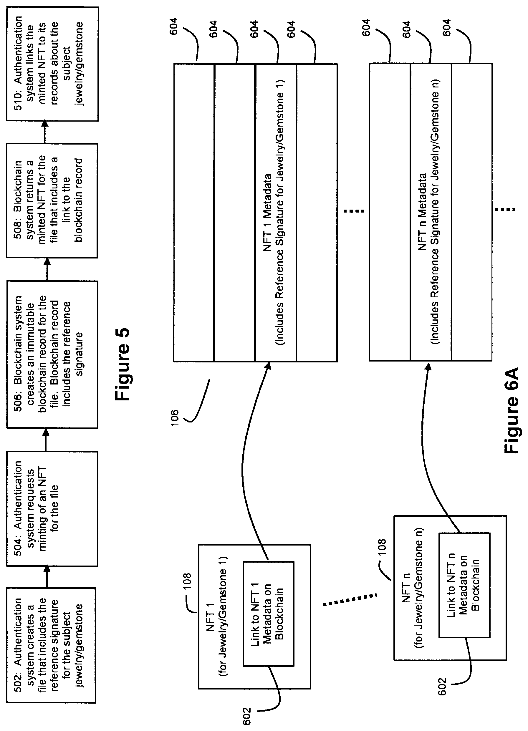 Patent US12099015 Figure 6 – Systems and methods for creating reliable signatures for authentication of jewelry and/or gemstones