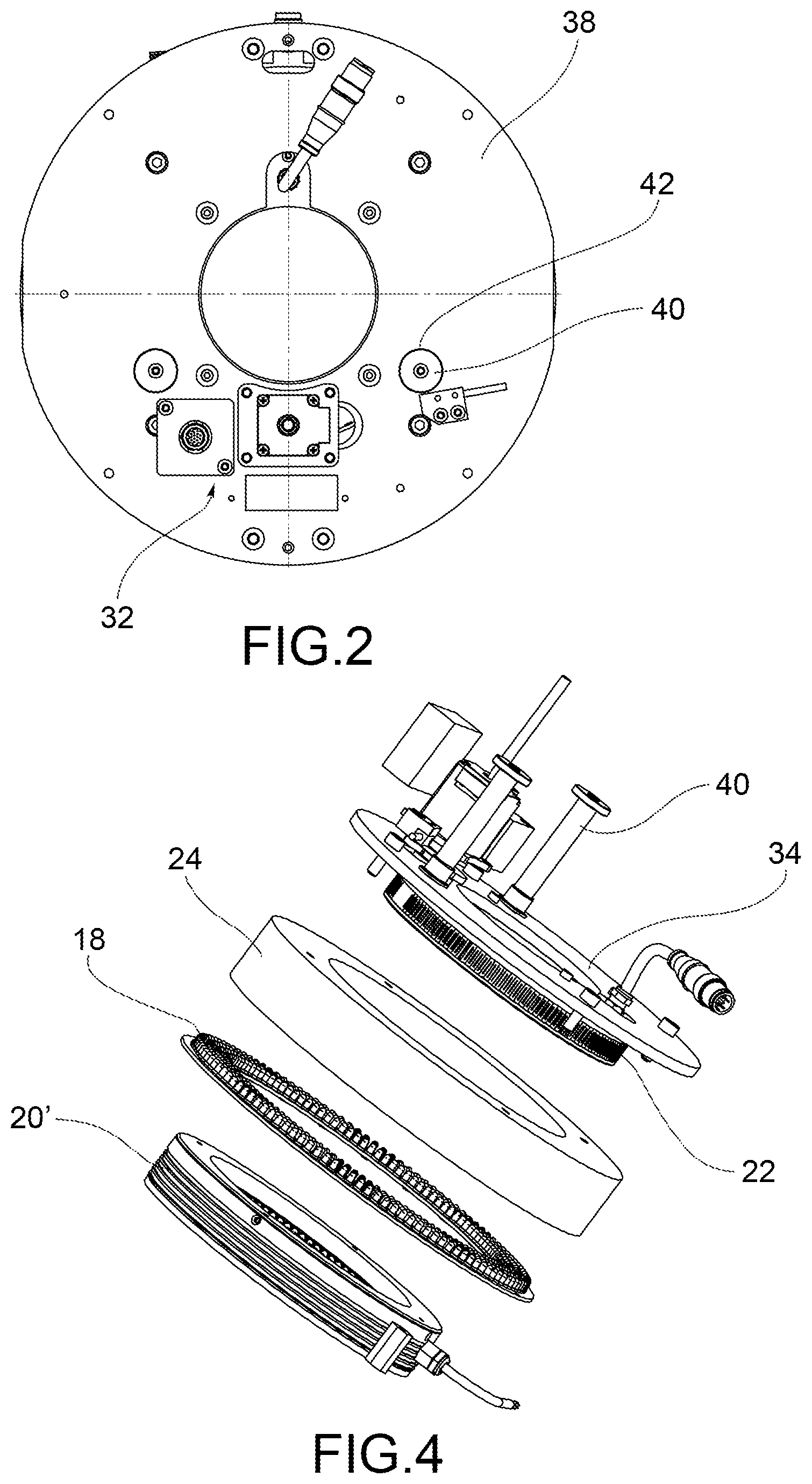 Patent US12099016 Figure 2 – Illuminator for a viewing unit of an optical inspection machine for the quality control of parts