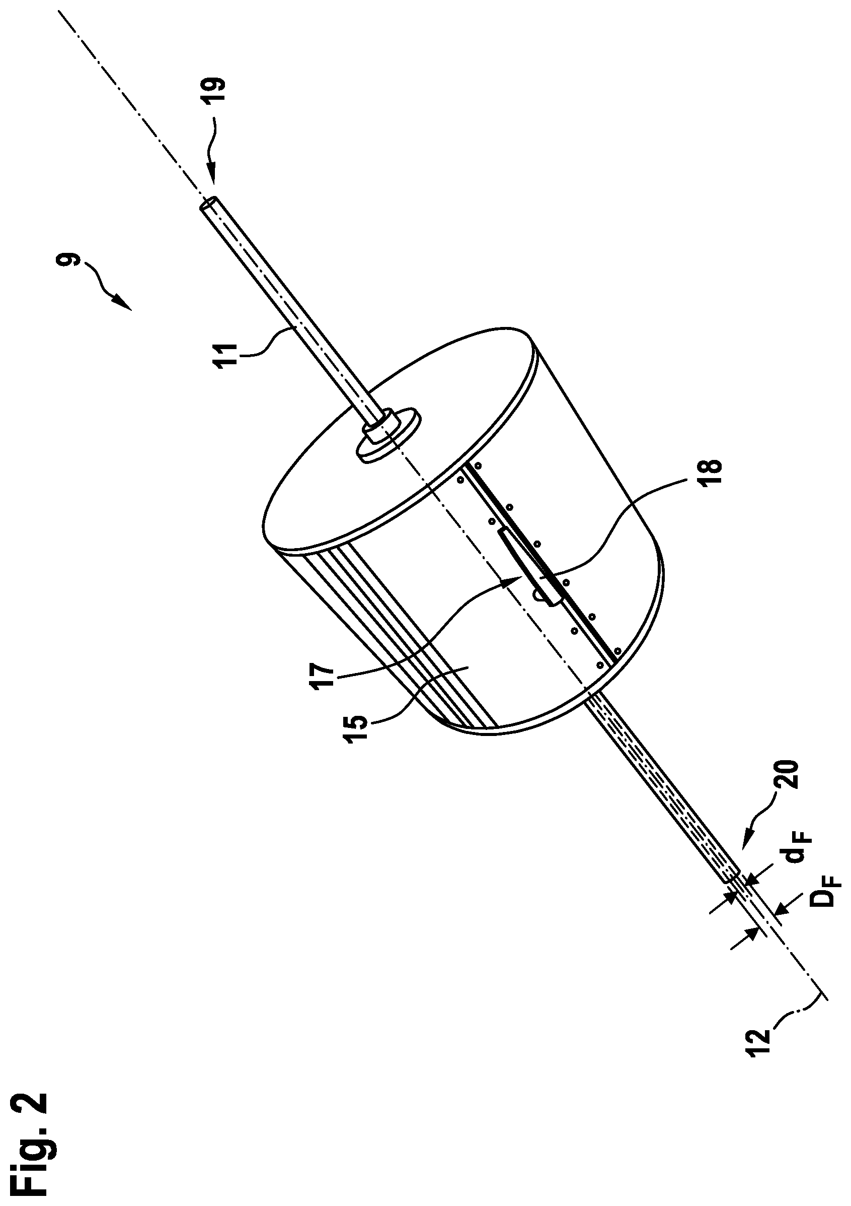 Patent US12099018 Figure 2 – Inspection appararatus for the inspection of cylindrical metal formed parts