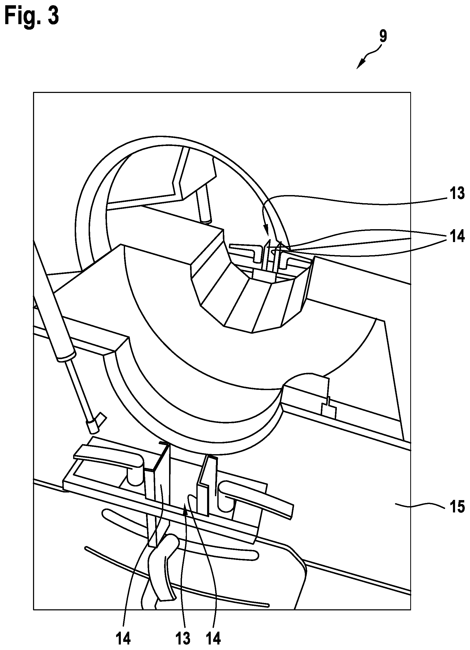 Patent US12099018 Figure 3 – Inspection appararatus for the inspection of cylindrical metal formed parts