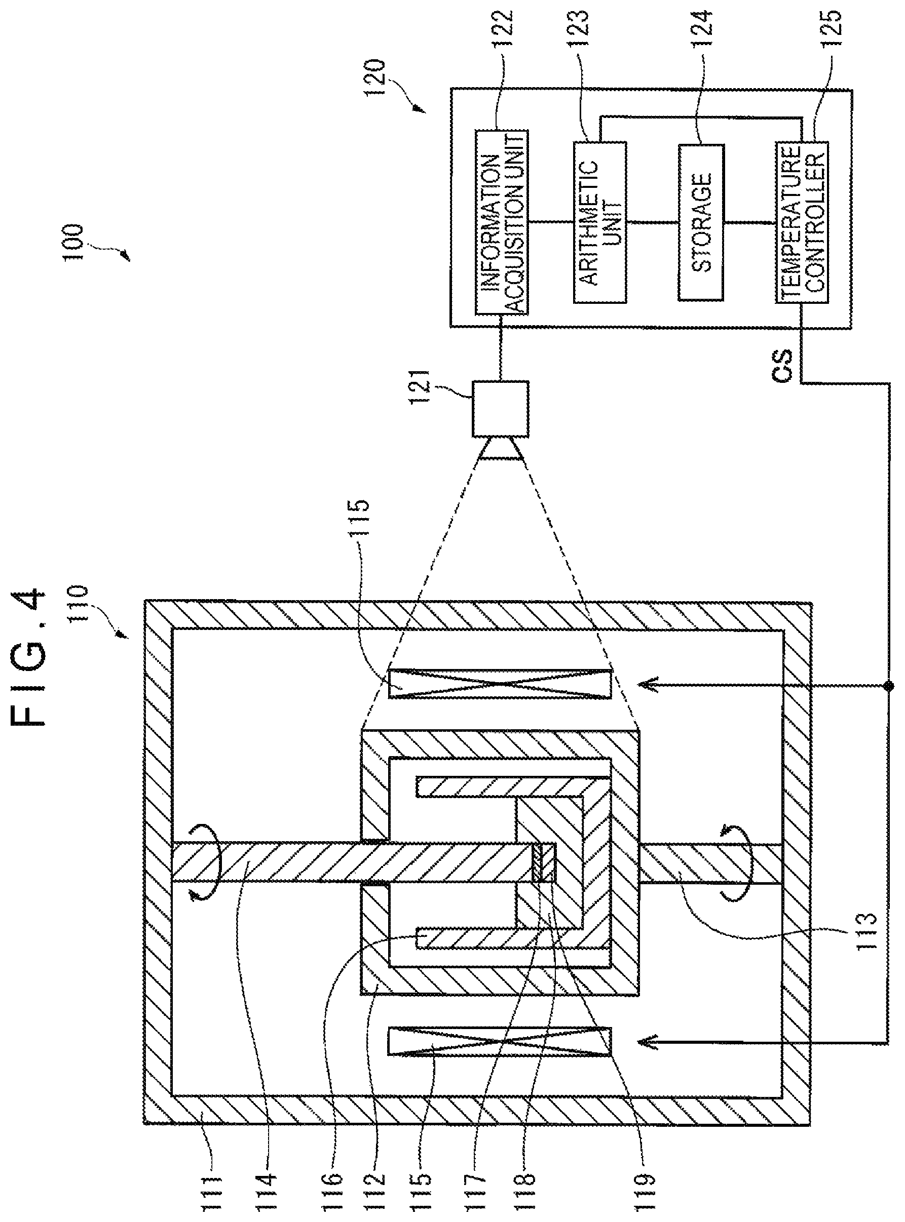 Patent US12099026 Figure 4 – Thermal conductivity estimation method, thermal conductivity estimation apparatus, production method for semiconductor crystal product, thermal conductivity calculator, thermal conductivity calculation program, and, thermal conductivity calculation method