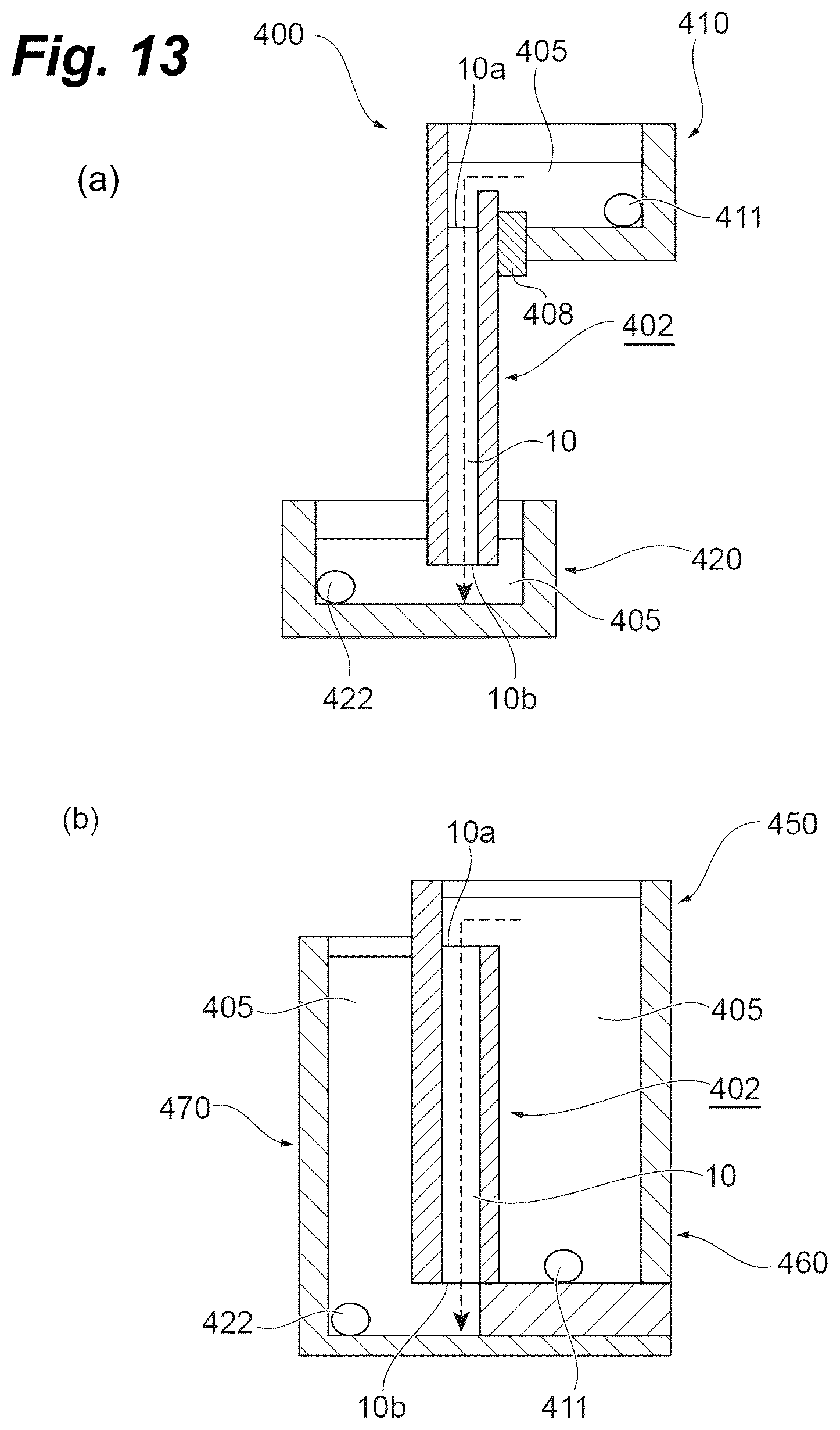 Patent US12099031 Figure 13 – Electrophoresis method, electrophoresis system, and container vessel for electrophoresis