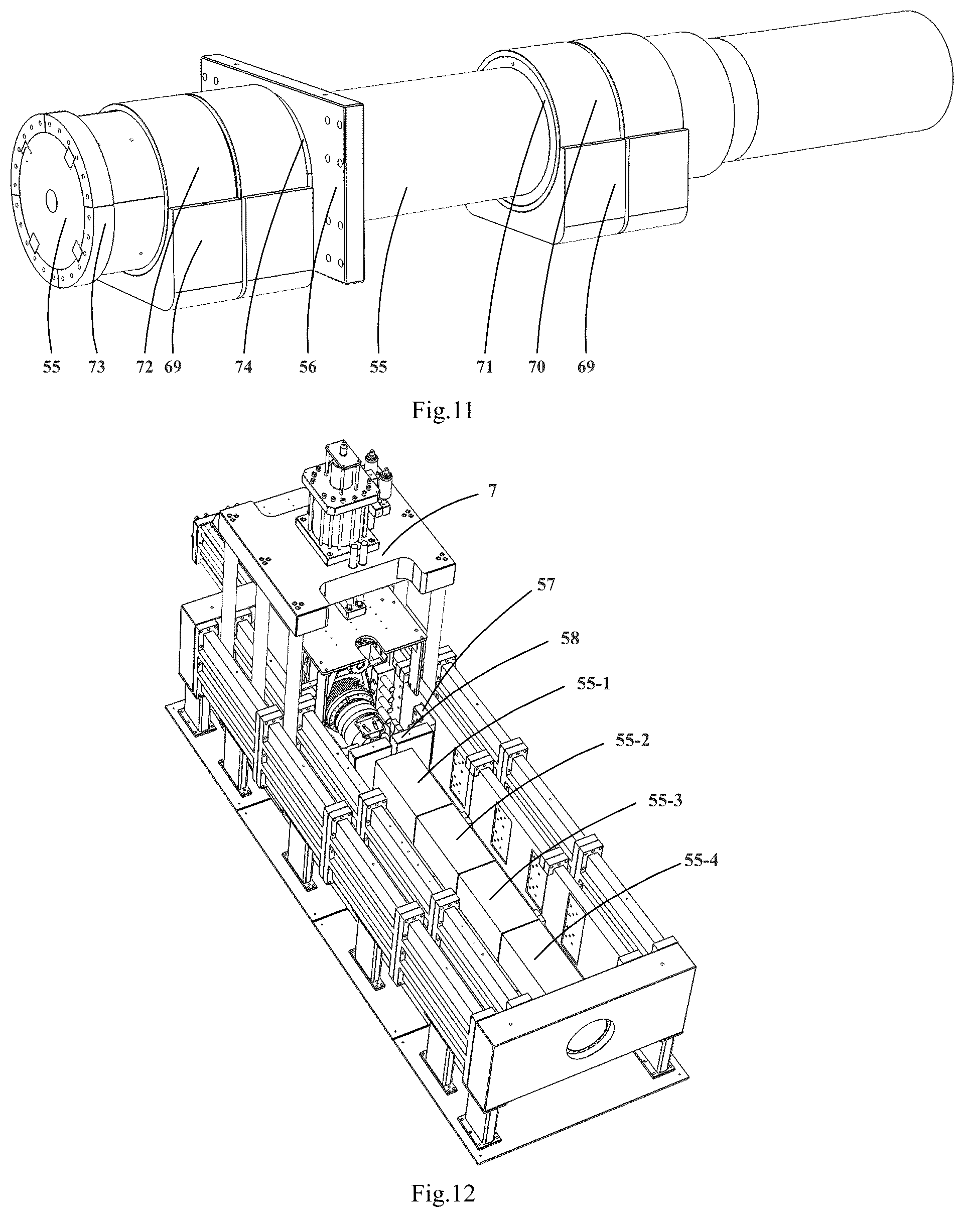 Patent US12099038 Figure 6 – Test system and method for anchoring performance of full-size rock mass anchor bolt under combined load