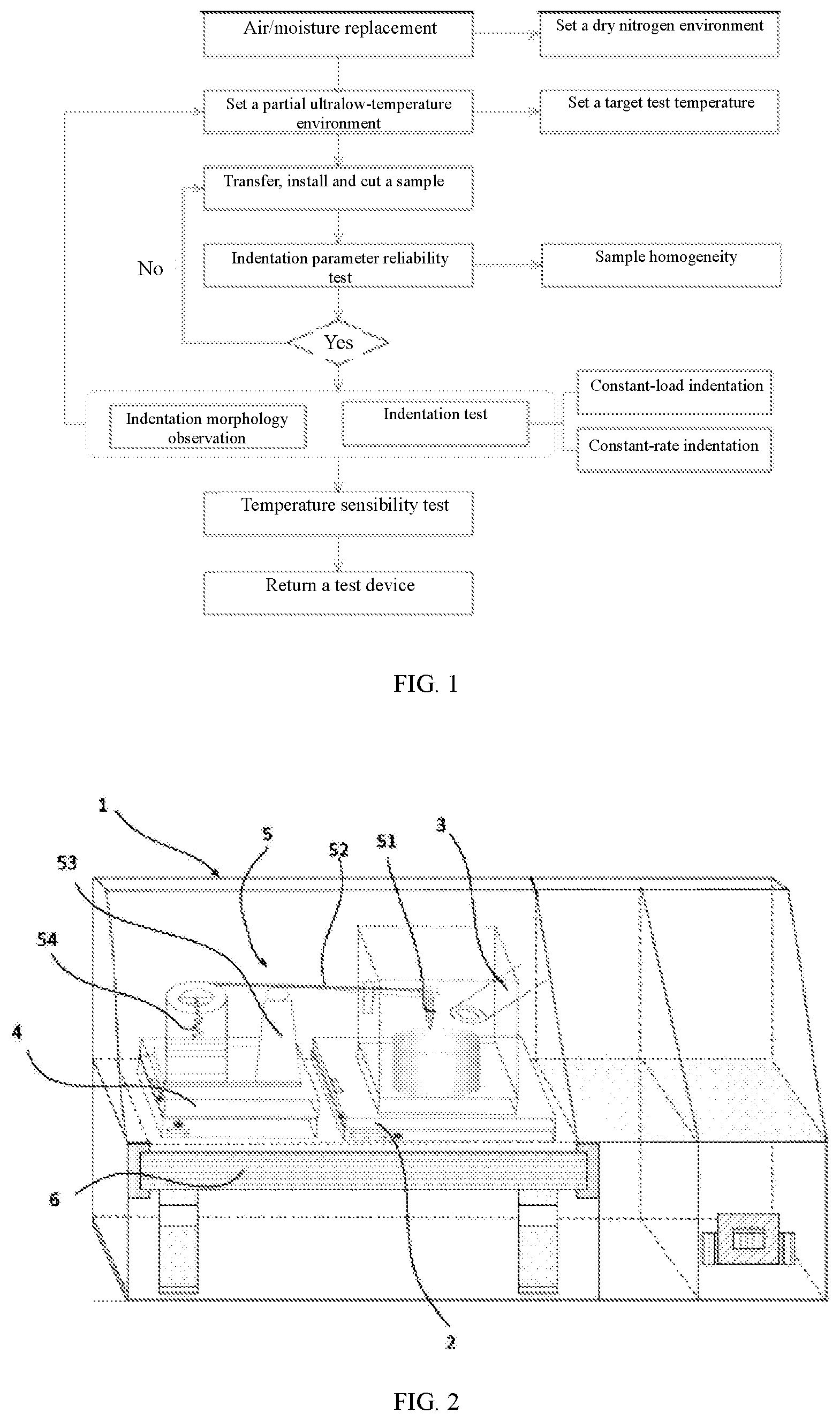 Patent US12099040 — Method for testing nanomechanical properties of natural gas hydrate samples — Figure 1