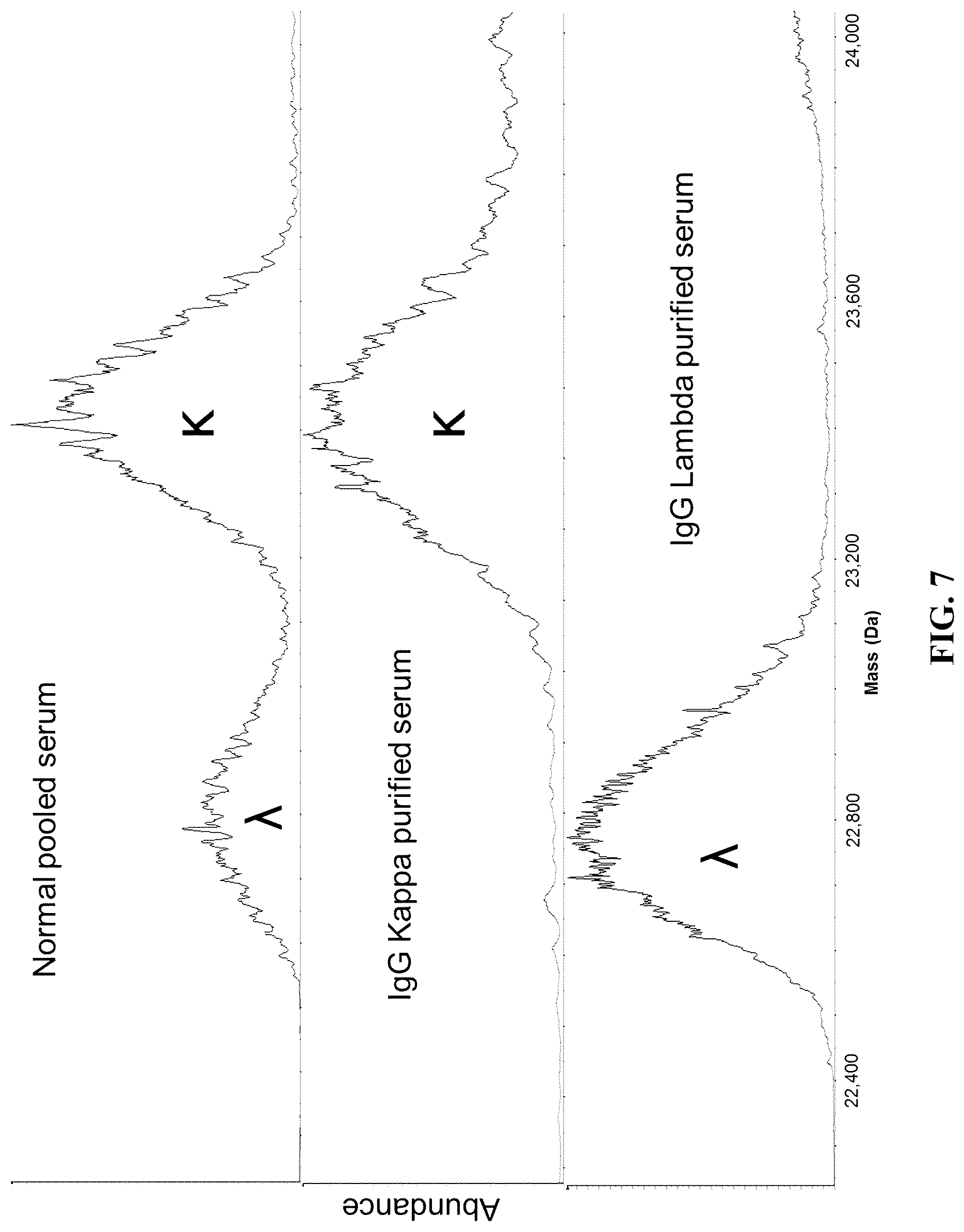 Patent US12099065 Figure 7 – Isotyping immunoglobulins using accurate molecular mass